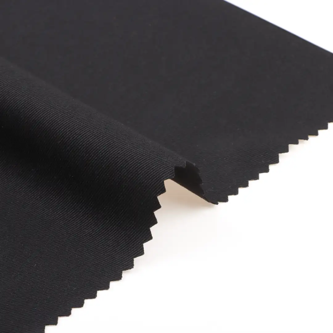 China Fabric for Pants,Jackets,Shorts,Trench Coat,Down Jacket Cavalry Twill Synthetic Woven Fabric Polyester BLACK color buy from China wholesaler bulk order at wholesale price free worldwide shipping Alibaba