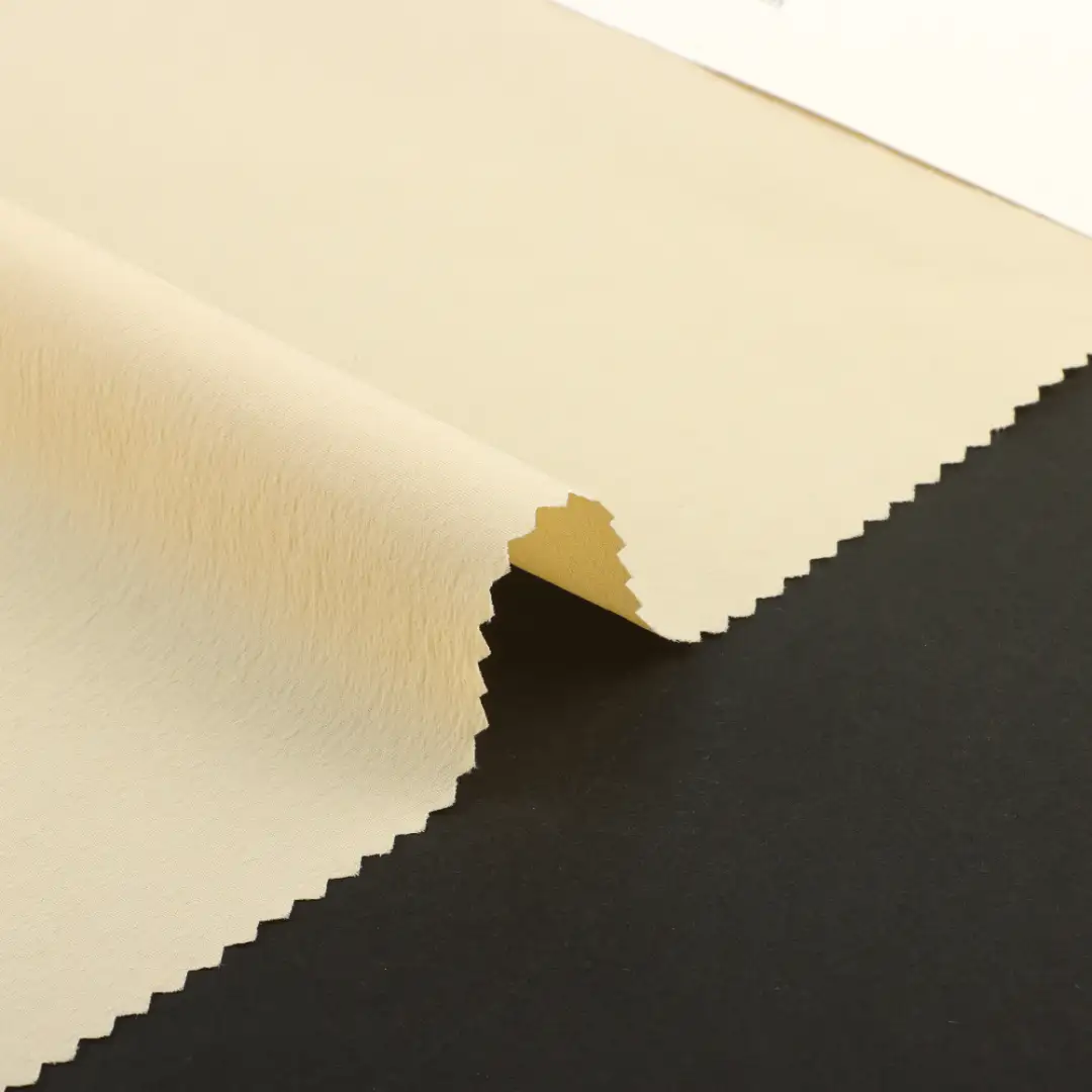 China Fabric for Pants,Jackets,Padded Jacket Nylon Crepe Synthetic Woven Fabric Nylon Elastane khaki color buy from China wholesaler bulk order at wholesale price free worldwide shipping Alibaba