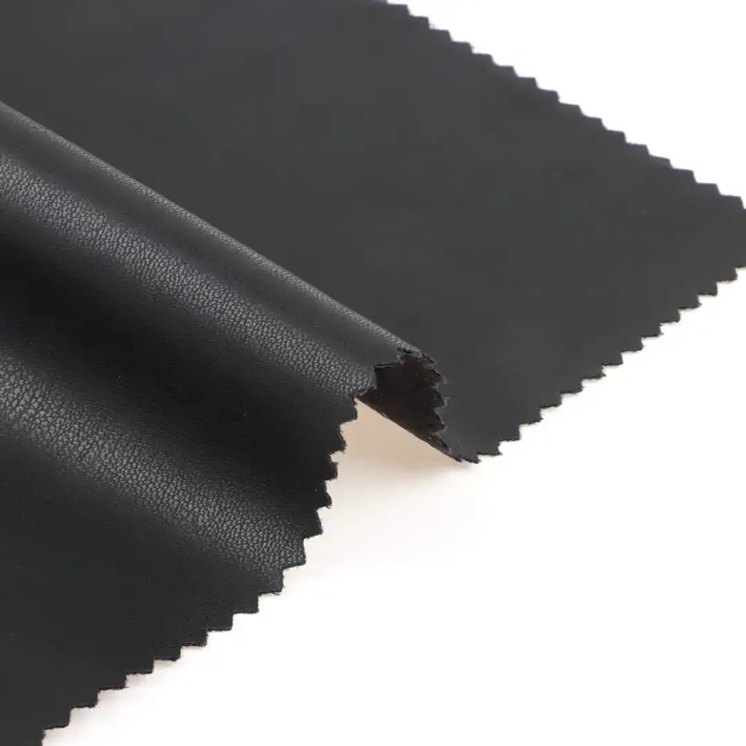 China Fabric for Pants,Jackets,Trench Coat,Overcoat PU Woven Blended Fabric Polyester BLACK color buy from China wholesaler bulk order at wholesale price free worldwide shipping Alibaba