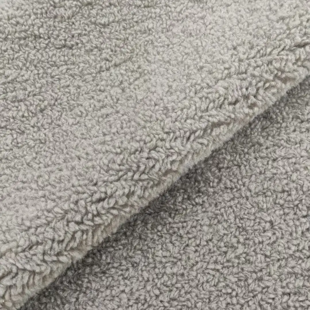 China Fabric for Jackets,Hoodie,Padded Jacket,Waist coat Teddy Knit Fabric Polyester brown color buy from China wholesaler bulk order at wholesale price free worldwide shipping Alibaba