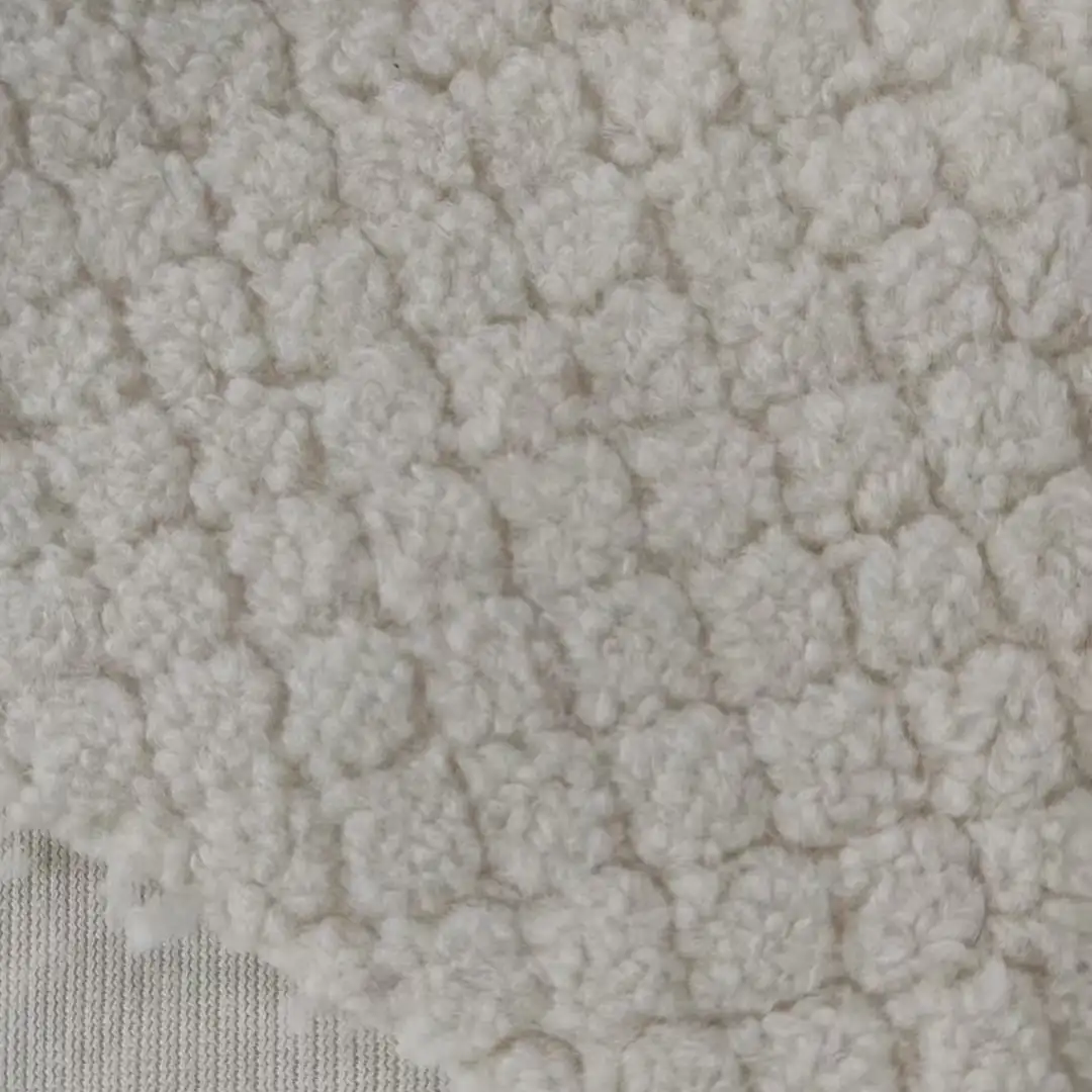 China Fabric for Jackets,Hoodie,Padded Jacket Teddy Knit Fabric Polyester beige color buy from China wholesaler bulk order at wholesale price free worldwide shipping Alibaba