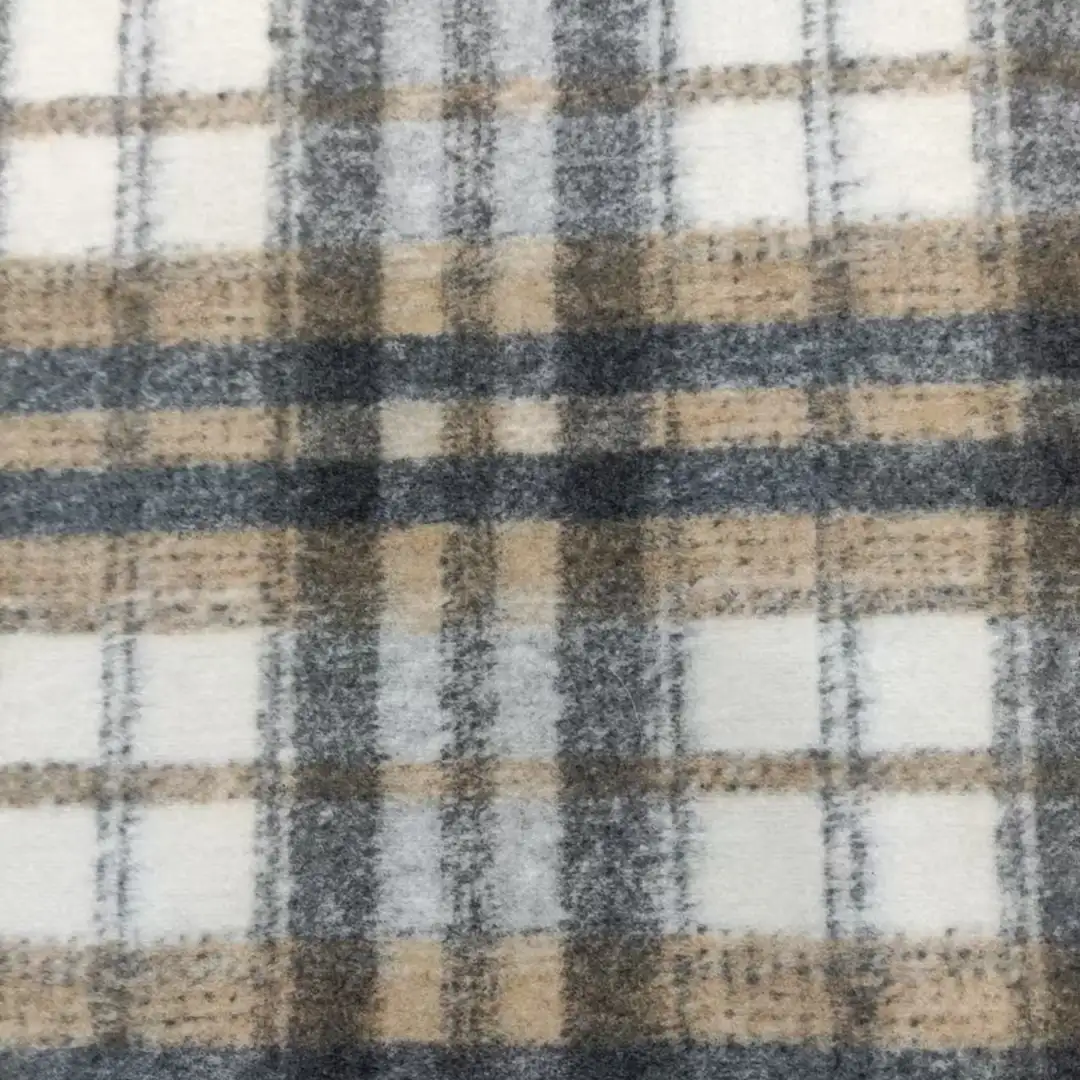 China Fabric for Hoodie,Padded Jacket,Overcoat Knit Woolen Fabric Woolen Polyester beige color buy from China wholesaler bulk order at wholesale price free worldwide shipping Alibaba