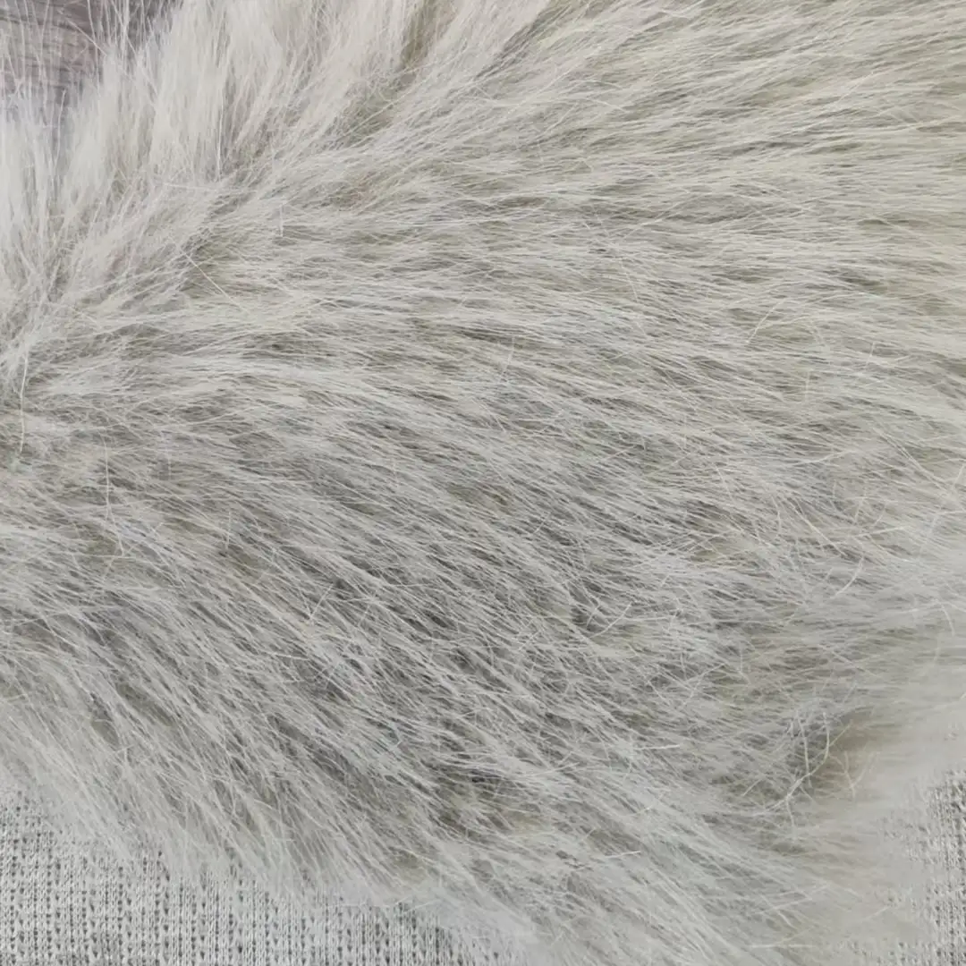 China Fabric for Jackets,Hoodie,Overcoat Fake Fur Knit Fabric Polyester beige color buy from China wholesaler bulk order at wholesale price free worldwide shipping Alibaba