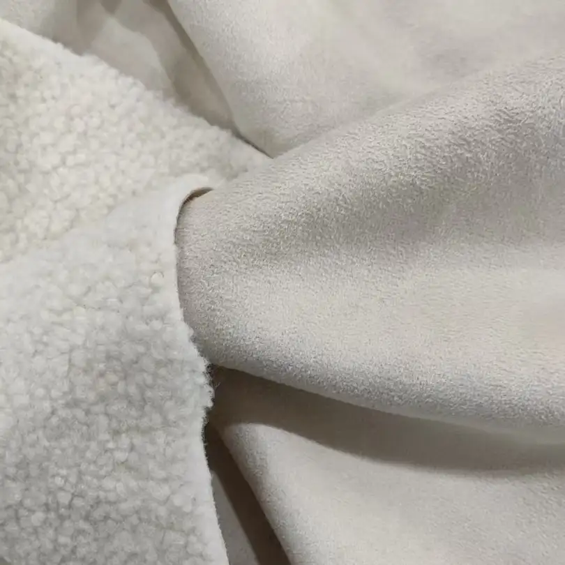 China Fabric for Jackets,Hoodie,Overcoat Bonded fabric Bonded fabric Polyester beige color buy from China wholesaler bulk order at wholesale price free worldwide shipping Alibaba