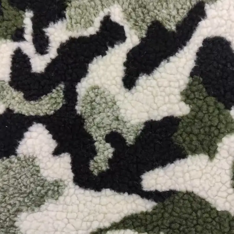 China Fabric for Jackets,Hoodie,Padded Jacket,Overcoat Sherpa Knit Fabric Polyester green color buy from China wholesaler bulk order at wholesale price free worldwide shipping Alibaba