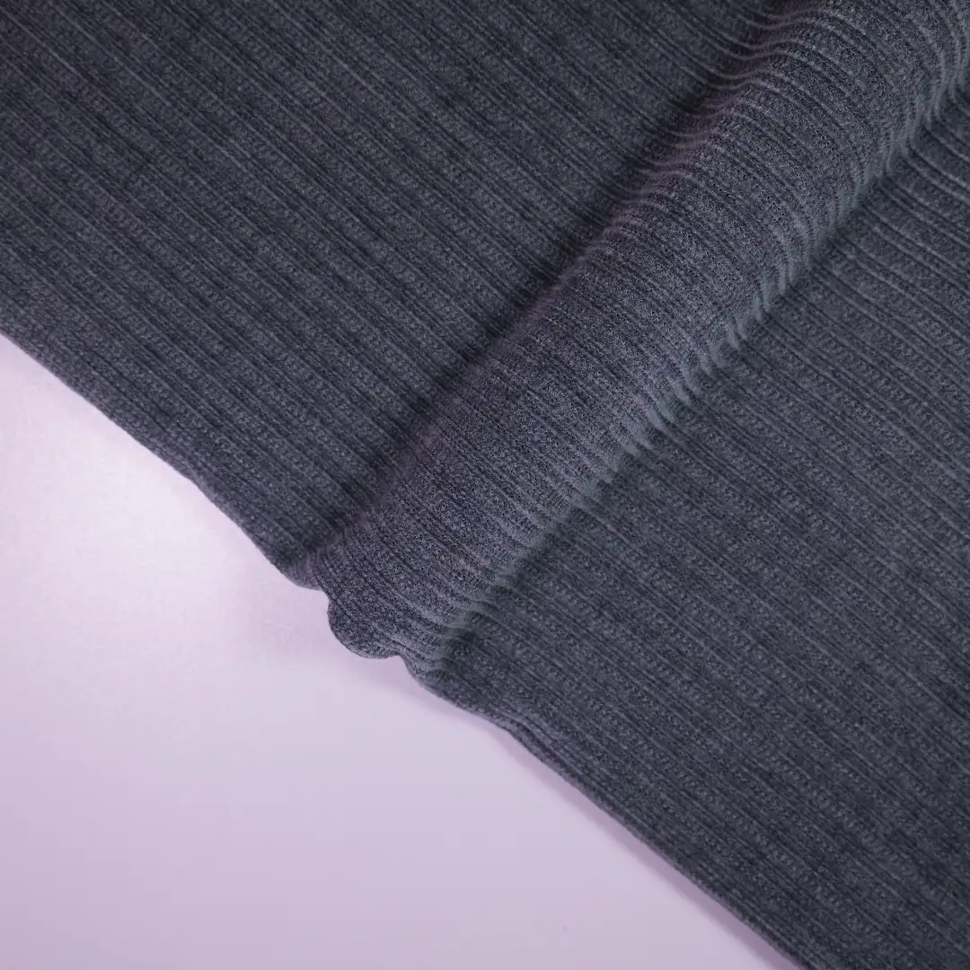 China Fabric for Pants,Blazer,Full-Zipper Cardigan ,Knitted Trousers  knitted Corduroy Knit Fabric Polyester Spandex Gray color buy from China wholesaler bulk order at wholesale price free worldwide shipping Alibaba