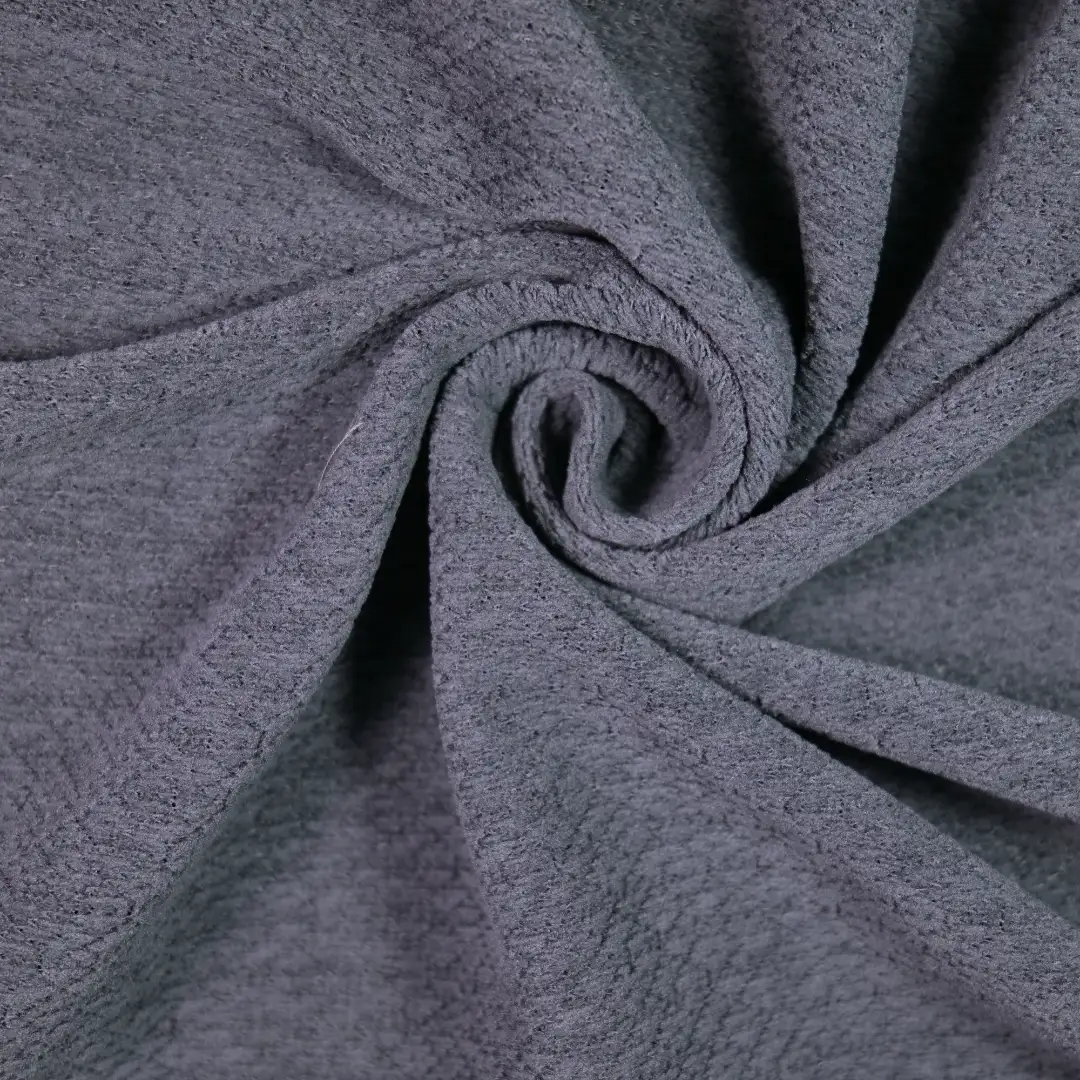 China Fabric for Jackets,Hoodie,Knitted Trousers ,Women's Pants  Jacquard Knit Fabric Polyester Spandex Gray color buy from China wholesaler bulk order at wholesale price free worldwide shipping Alibaba