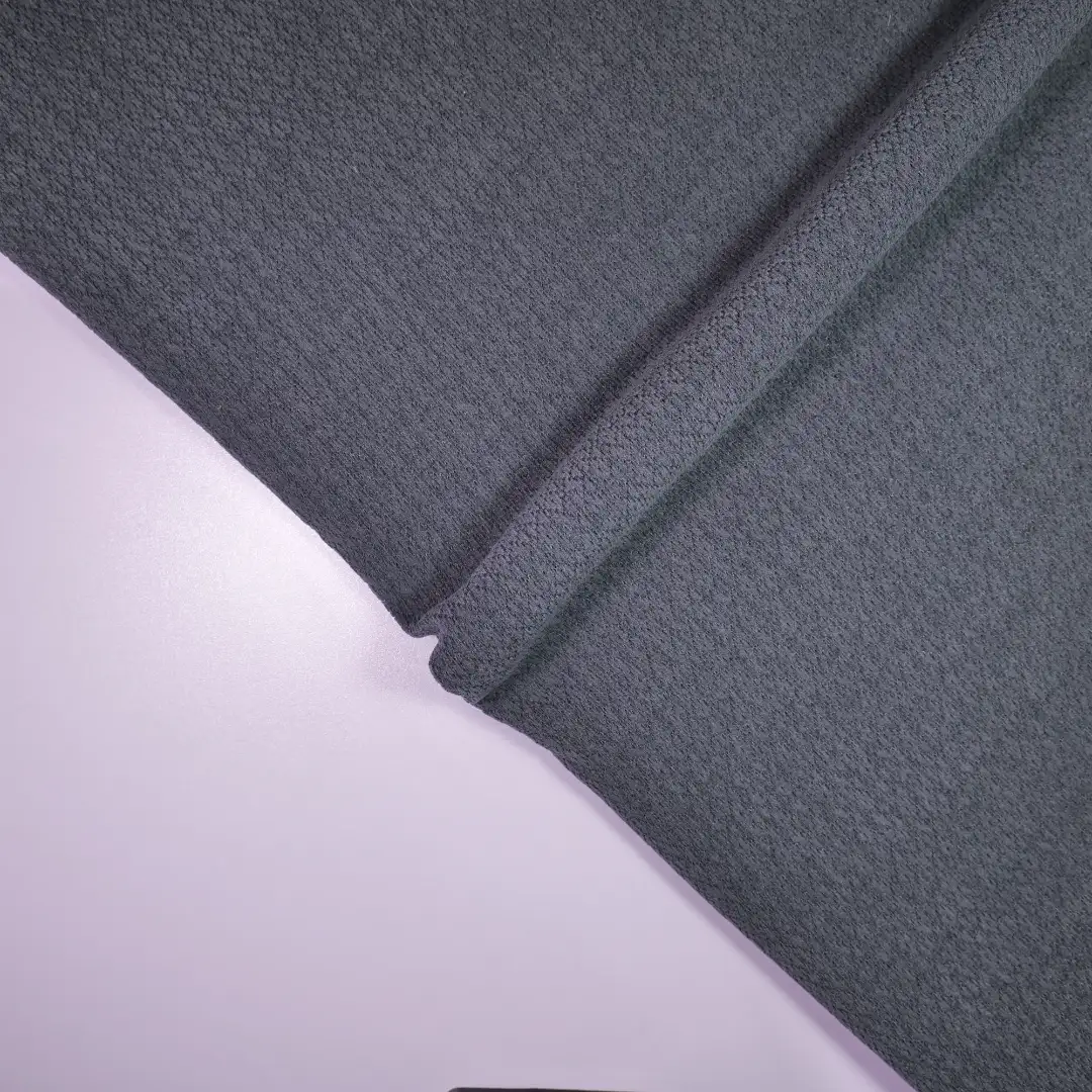 China Fabric for Jackets,Hoodie,Knitted Trousers ,Women's Pants  Jacquard Knit Fabric Polyester Spandex Gray color buy from China wholesaler bulk order at wholesale price free worldwide shipping Alibaba