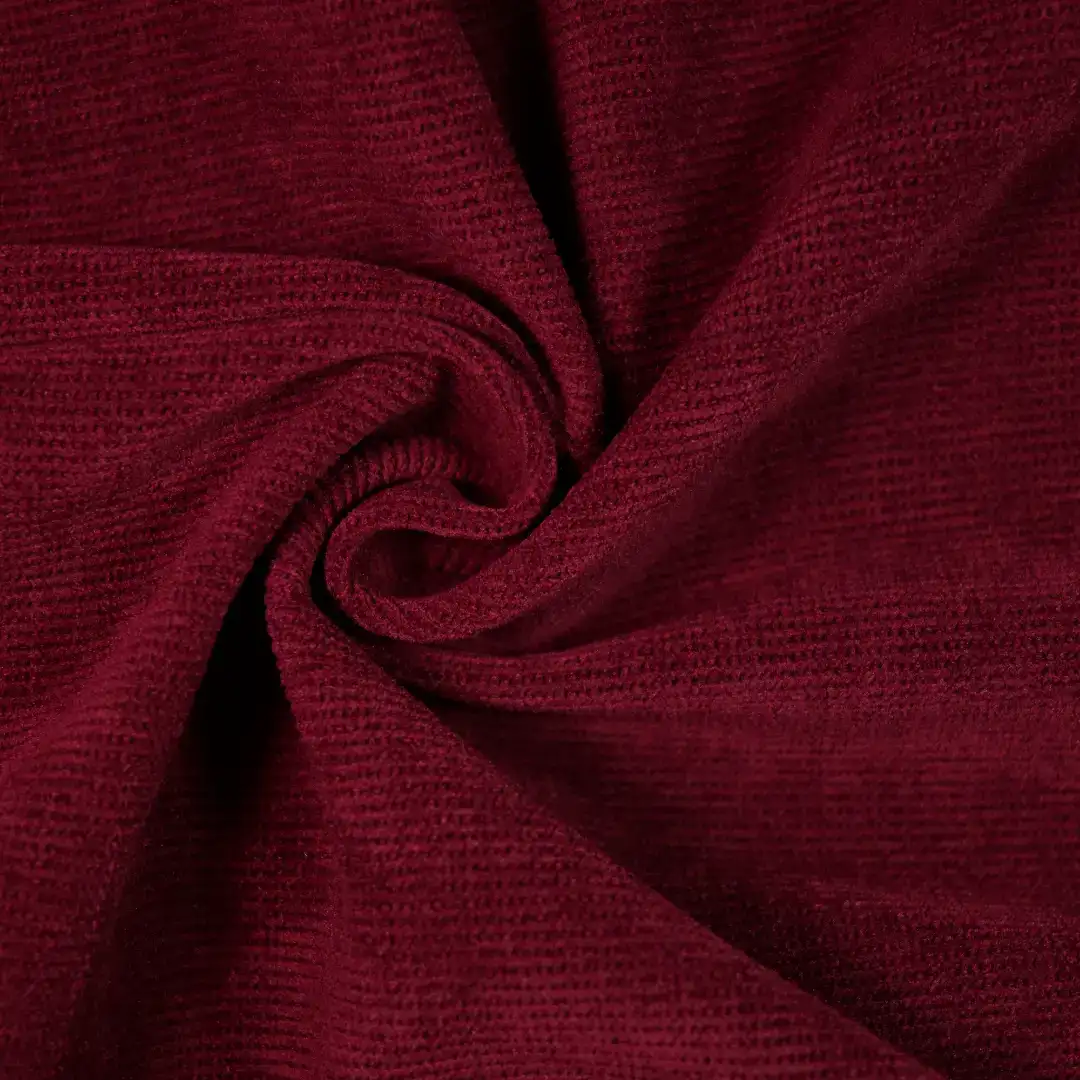 China Fabric for Pants,Jackets,Blazer,Hoodie knitted Corduroy Knit Fabric Polyester Spandex wine color buy from China wholesaler bulk order at wholesale price free worldwide shipping Alibaba