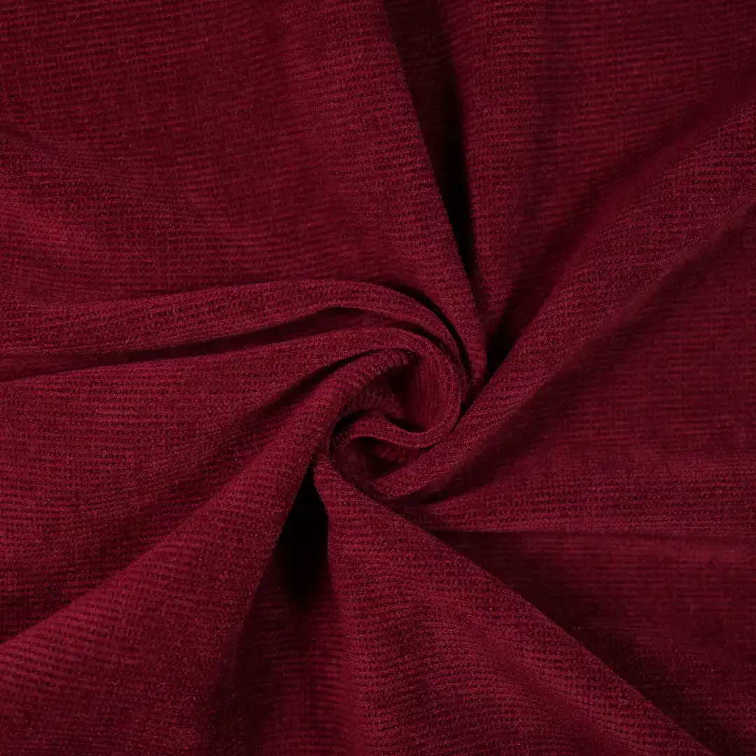 China Fabric for Pants,Jackets,Blazer,Hoodie knitted Corduroy Knit Fabric Polyester Spandex wine color buy from China wholesaler bulk order at wholesale price free worldwide shipping Alibaba