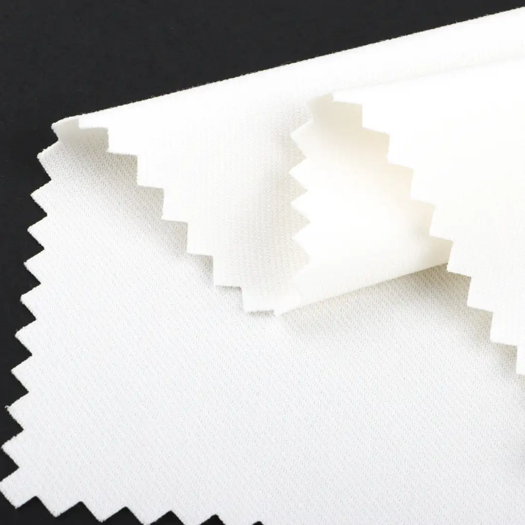 China Fabric for Pants,Jackets,Waist coat Polyester/Rayon Twill Woven Blended Fabric Polyester Rayon Spandex white color buy from China wholesaler bulk order at wholesale price free worldwide shipping Alibaba