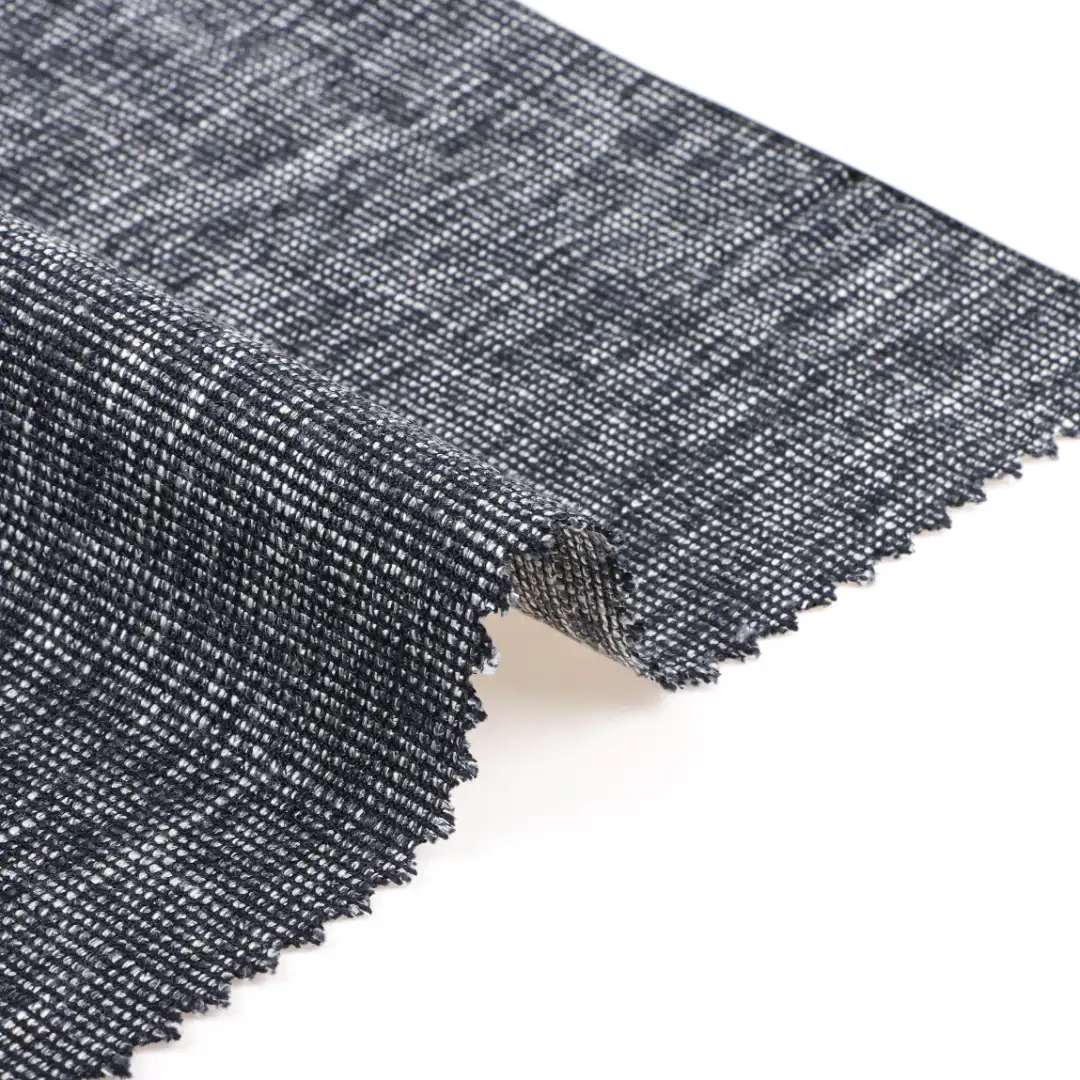 China Fabric for Pants,Denim Jacket,Jackets,Uniform Jacquard Woven Blended Fabric Polyester Rayon Black and white color buy from China wholesaler bulk order at wholesale price free worldwide shipping Alibaba