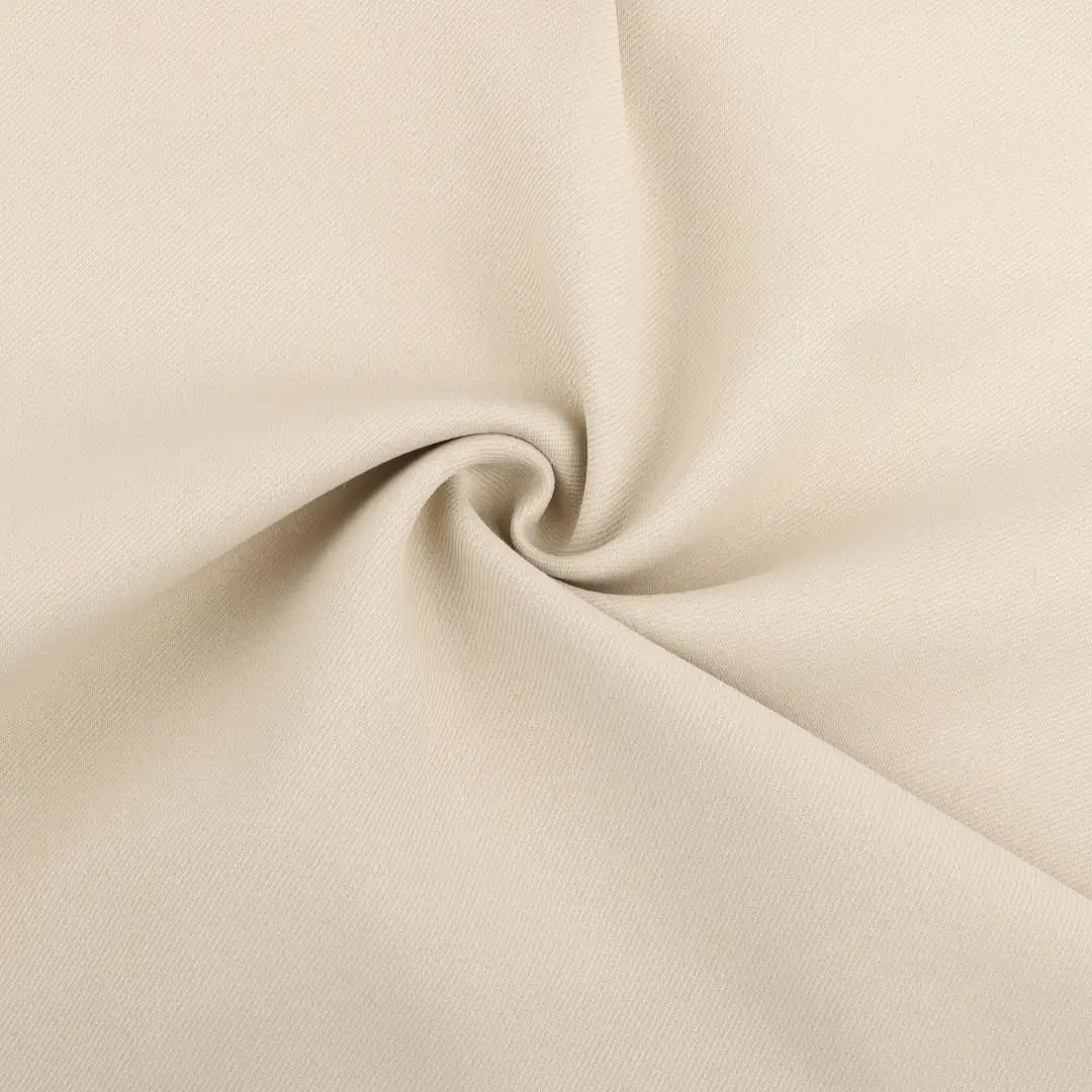 China Fabric for Shirt,Pants,Jackets High Stretch Yarn Fabric Synthetic Woven Fabric Polyester cream-coloured color buy from China wholesaler bulk order at wholesale price free worldwide shipping Alibaba