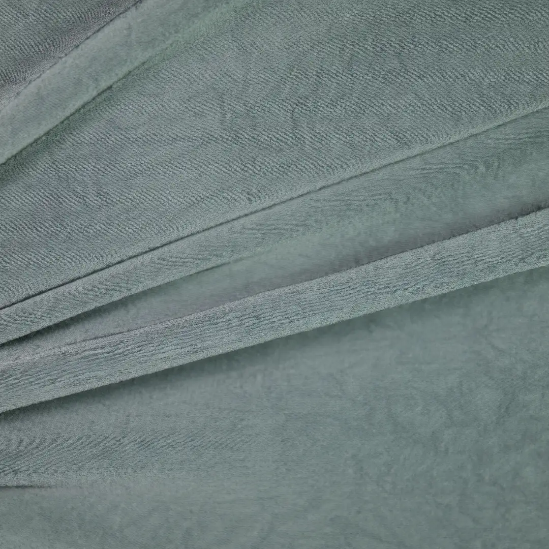 China Fabric for Blouse,Crop Top,Women's Pants ,Skirt  Space Dyed Synthetic Woven Fabric Polyester Turquoise Green color buy from China wholesaler bulk order at wholesale price free worldwide shipping Alibaba