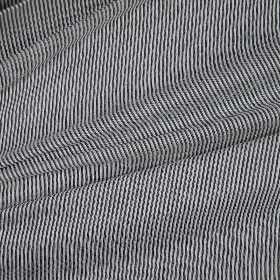 China Fabric for Shirt,Blouse,Crop Top,Skirt,T-shirt ,Dresses (Cardigan Open) ,Dresses (Cardigan Button) ,Dresses (Pullover)  Yarn Dyed Check Woven Blended Fabric Silk Cotton Black color buy from China wholesaler bulk order at wholesale price free worldwide shipping Alibaba