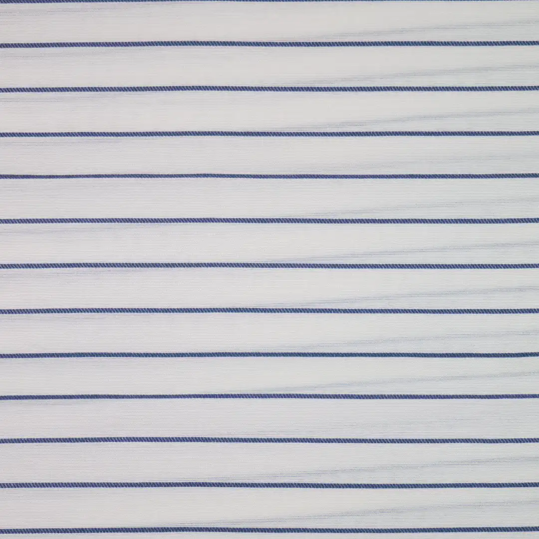 China Fabric for Shirt,Blouse,Crop Top Yarn Dyed Stripe Woven Blended Fabric Silk Rayon White color buy from China wholesaler bulk order at wholesale price free worldwide shipping Alibaba