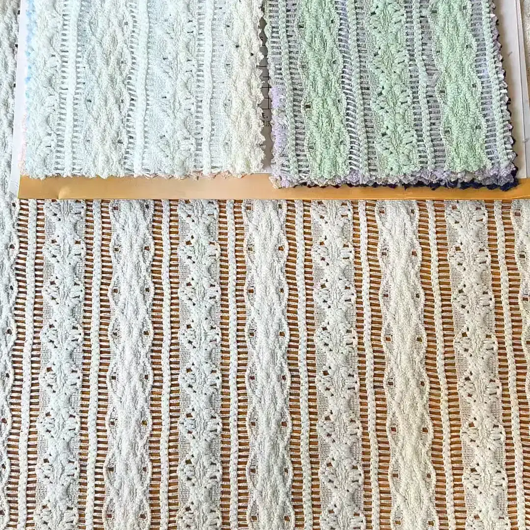 China Fabric for Blouse,Crop Top,Lingerie,Crop Top Pullover (Sweater) Tricot Knit Fabric Polyester Elastane WHITE color buy from China wholesaler bulk order at wholesale price free worldwide shipping Alibaba