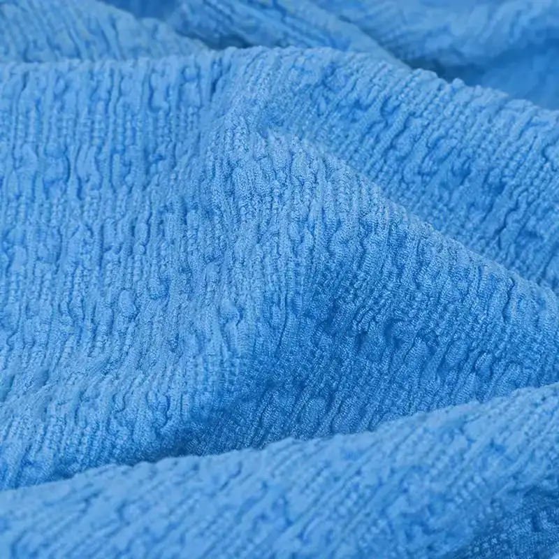 China Fabric for Shirt,Pants,Crop Top Pullover (Sweater) Tricot Knit Fabric Polyester Recycled Polyester Elastane white color buy from China wholesaler bulk order at wholesale price free worldwide shipping Alibaba