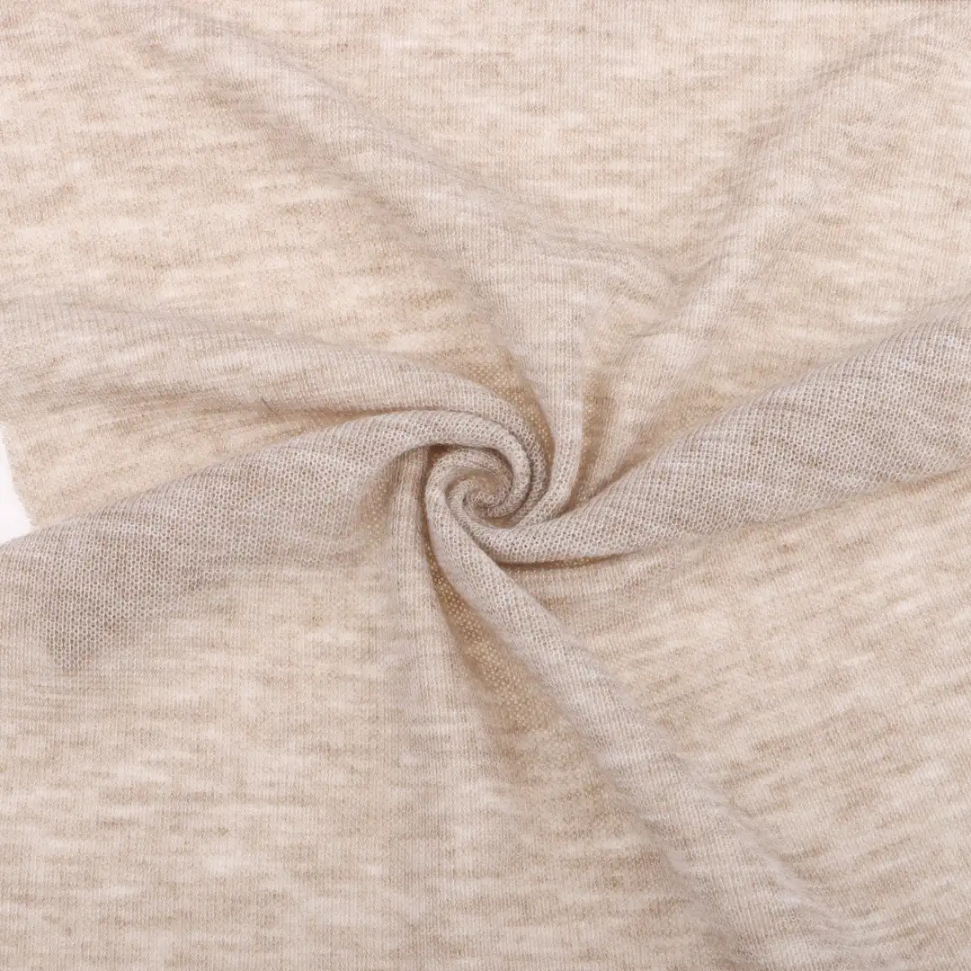 China Fabric for Blouse,Crop Top,Lingerie Tricot Knit Fabric Polyester Rayon Elastane BROWN color buy from China wholesaler bulk order at wholesale price free worldwide shipping Alibaba