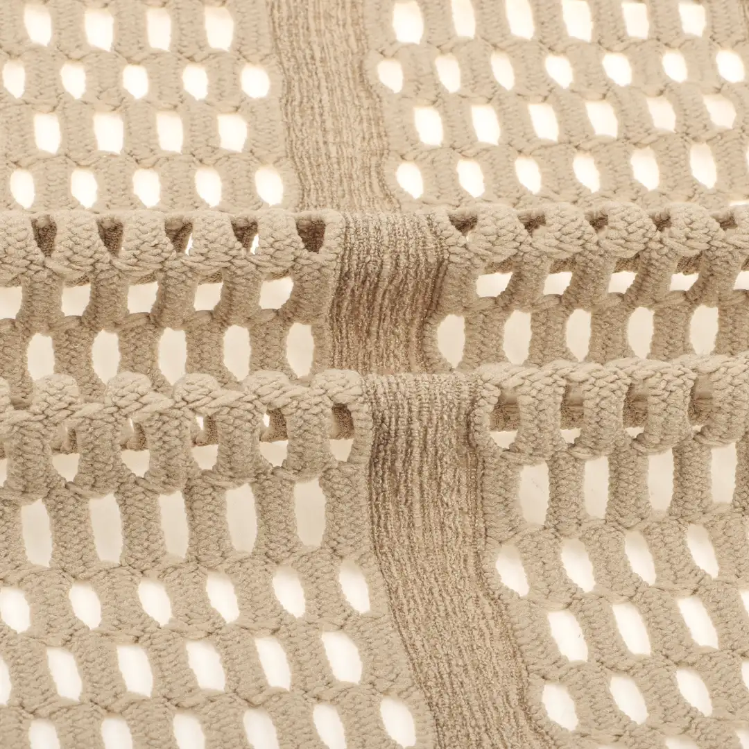 China Fabric for Skirt Mesh Knit Fabric Polyester Spandex Khaki color buy from China wholesaler bulk order at wholesale price free worldwide shipping Alibaba