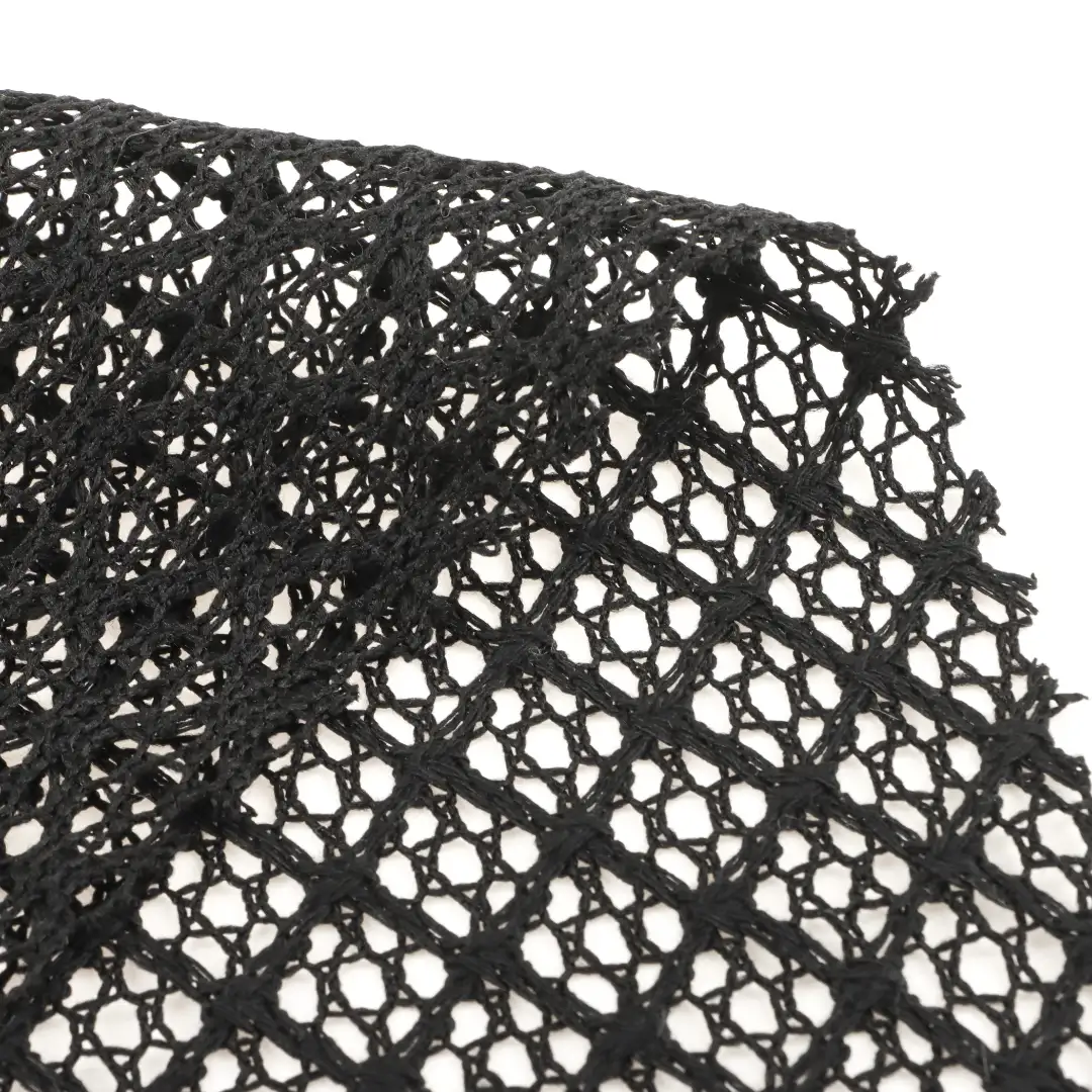 China Fabric for Skirt,Crop Top Pullover (Sweater),Dresses (Pullover) (Sweater) Mesh Knit Fabric Polyester black color buy from China wholesaler bulk order at wholesale price free worldwide shipping Alibaba