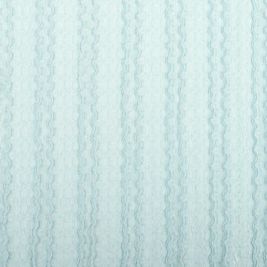 China Fabric for Skirt,Ruched Cuffs Big Collar Top Jacquard Knit Fabric Polyester Spandex blue color buy from China wholesaler bulk order at wholesale price free worldwide shipping Alibaba