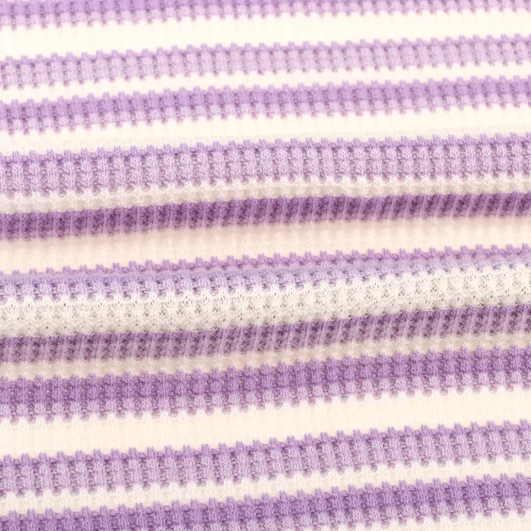 China Fabric for T-Shirt,Shirt Long Sleeve Zipper (Sweater),Crop Top Pullover (Sweater),Polo T-shirt (Sweater) Waffle Knit Fabric Polyester Rayon Spandex Stripe color buy from China wholesaler bulk order at wholesale price free worldwide shipping Alibaba