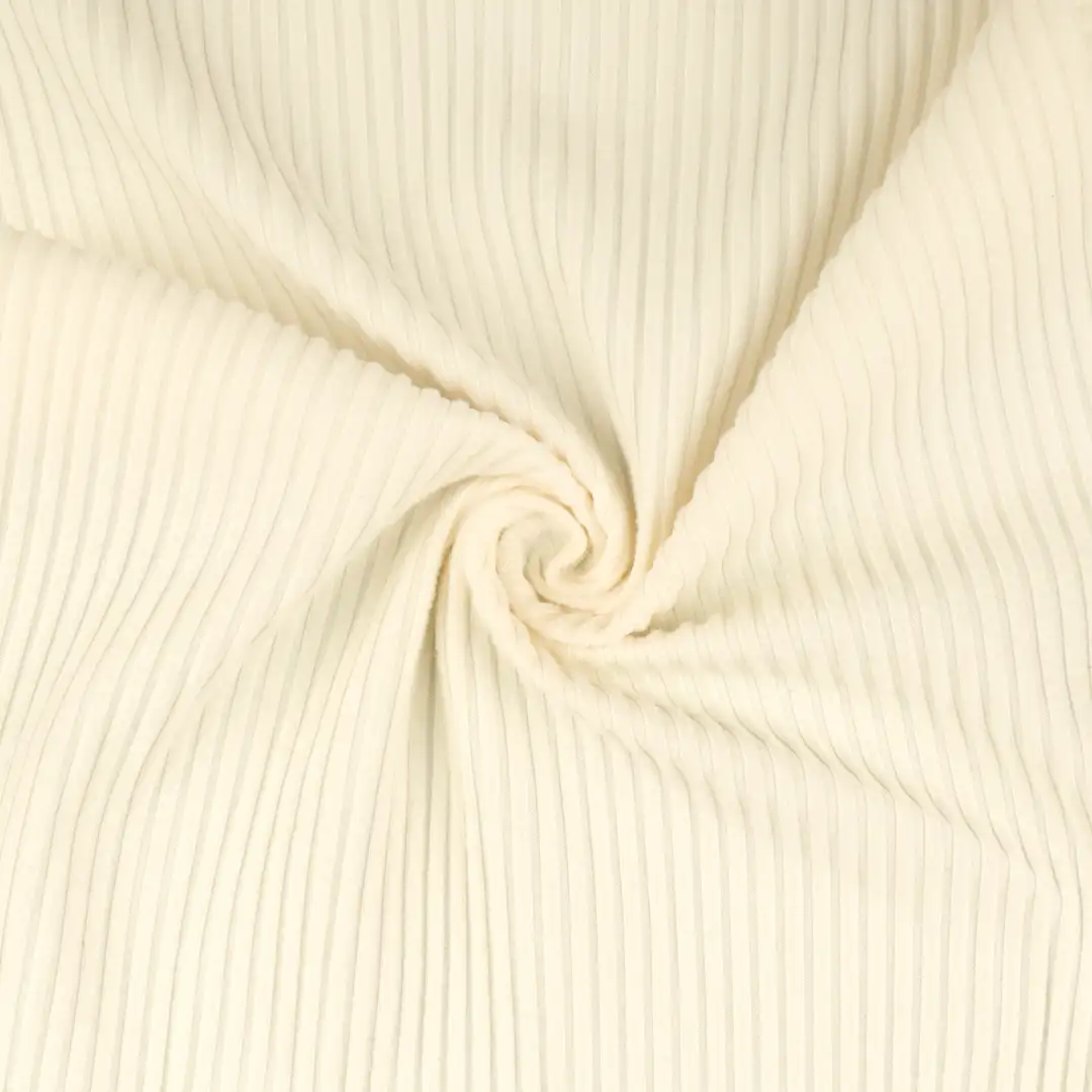 China Fabric for T-Shirt,Men’s Vest (Sweater),Open Cardigan (Sweater),Shirt Half Sleeve Button (Sweater),Skirt (Sweater) Rib Knit Fabric Polyester Spandex White color buy from China wholesaler bulk order at wholesale price free worldwide shipping Alibaba