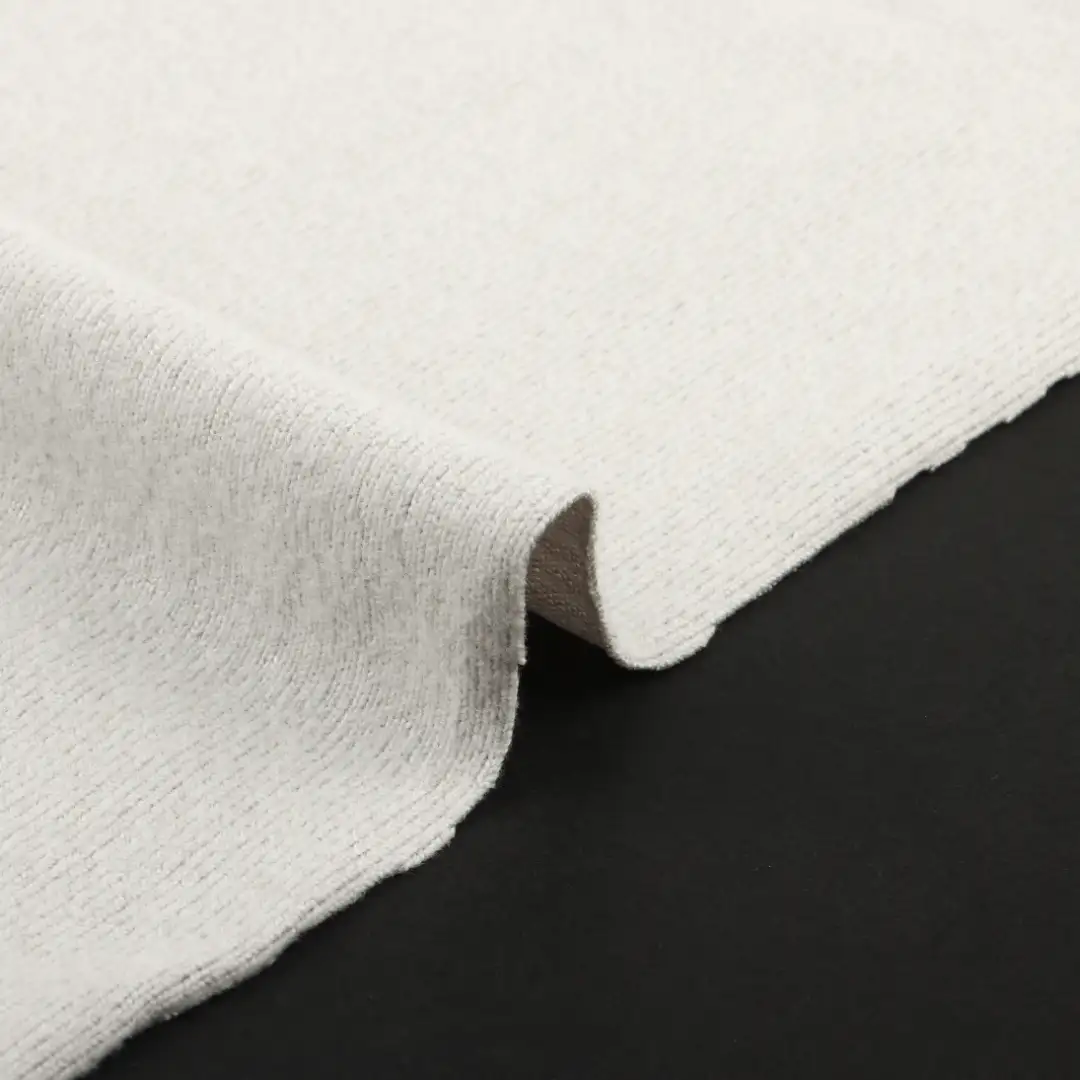 China Fabric for T-Shirt,Men’s Vest (Sweater),Half-Zipper Cardigan (Sweater),Crop Top Pullover (Sweater),Dresses (Cardigan Open) (Sweater),Skirt (Sweater) Hacci Knit Fabric Polyester Spandex Gray color buy from China wholesaler bulk order at wholesale price free worldwide shipping Alibaba