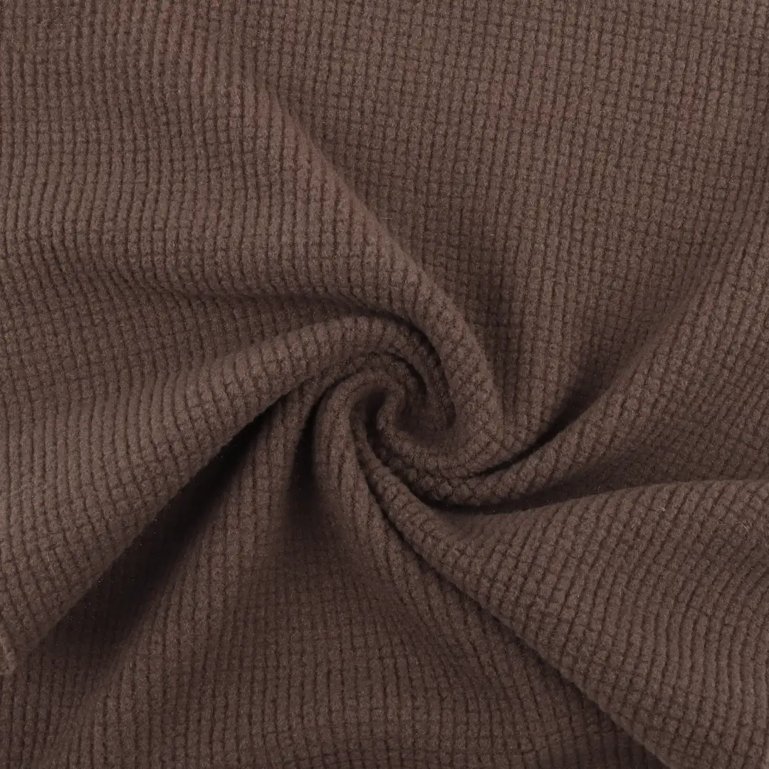 China Fabric for T-Shirt,Shirt Long Sleeve Zipper (Sweater),Crop Top Pullover (Sweater),Skirt (Sweater) Polar Fleece Knit Fabric Polyester Brown color buy from China wholesaler bulk order at wholesale price free worldwide shipping Alibaba