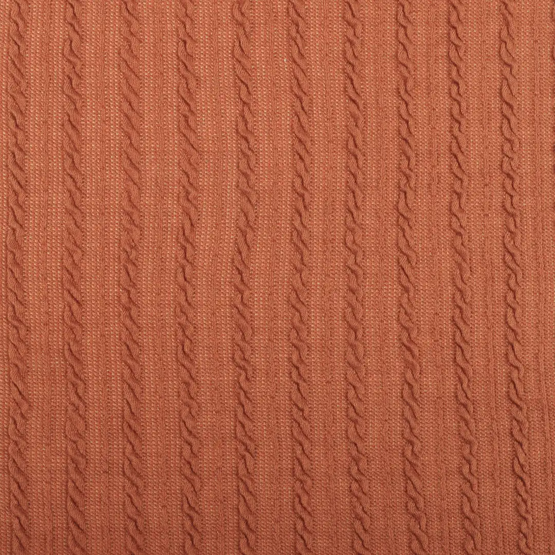 China Fabric for T-Shirt,Open Cardigan (Sweater),Half-Zipper Cardigan (Sweater),Shirt Long Sleeve Button (Sweater),Round Neck Pullover (Sweater) Jacquard Knit Fabric Polyester Rayon Spandex Caramel color buy from China wholesaler bulk order at wholesale price free worldwide shipping Alibaba