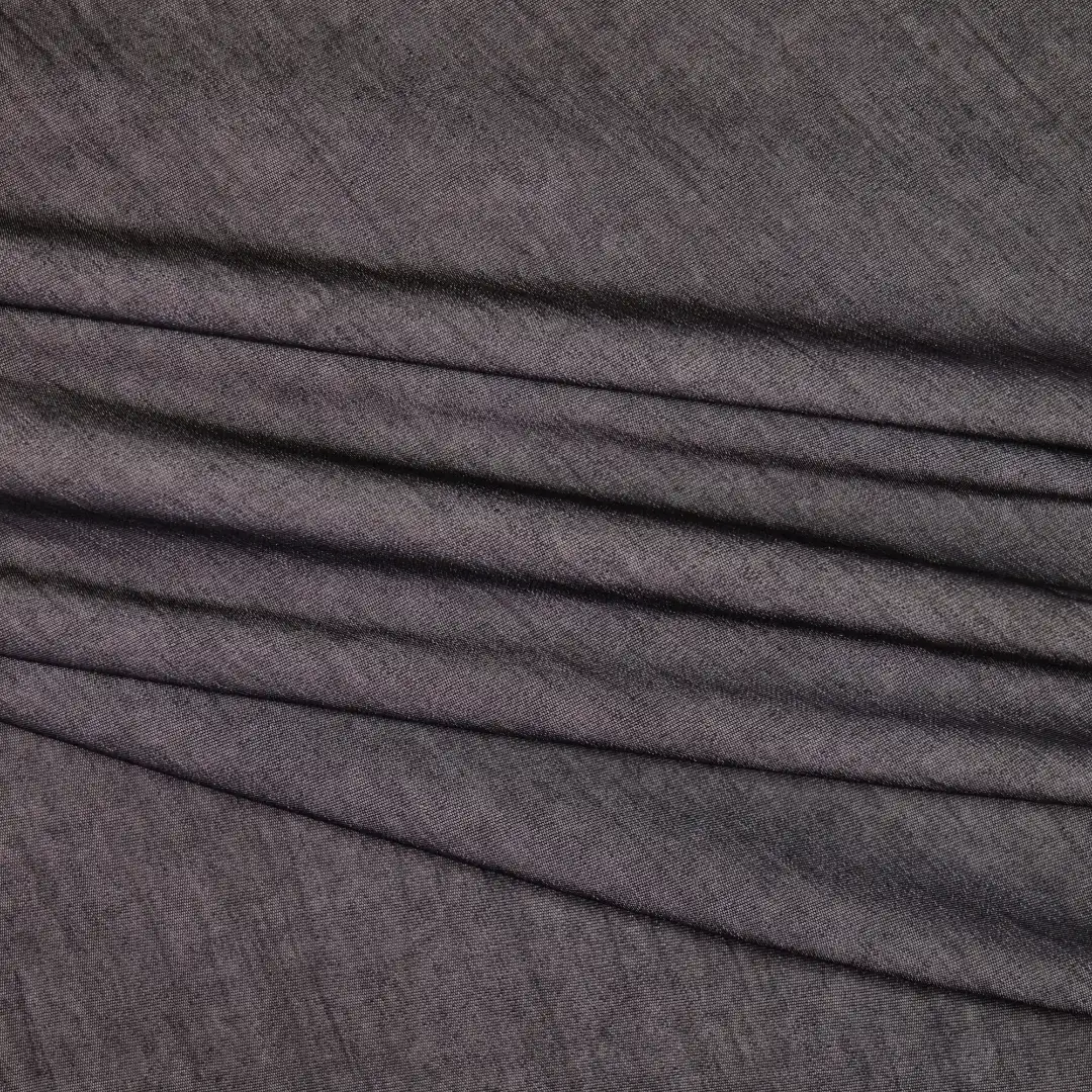 China Fabric for Shirt,Pants,Blouse,Crop Top,Over Shirt Knit Denim Look Woven Blended Fabric Rayon Nylon Black color buy from China wholesaler bulk order at wholesale price free worldwide shipping Alibaba