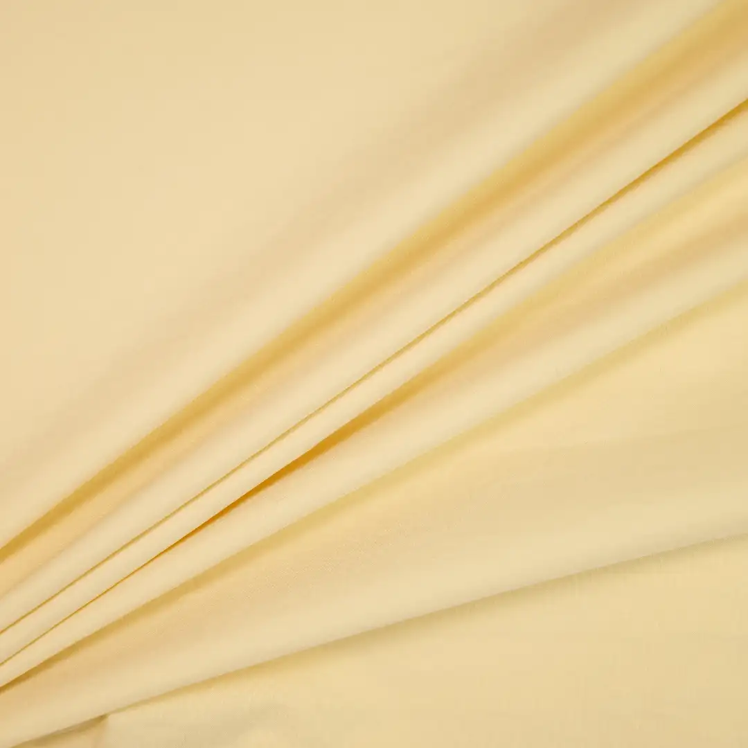 China Fabric for Shirt,Pants,Skirt Four-way Stretch (Bi-Stretch) Synthetic Woven Fabric Polyester Yellow color buy from China wholesaler bulk order at wholesale price free worldwide shipping Alibaba