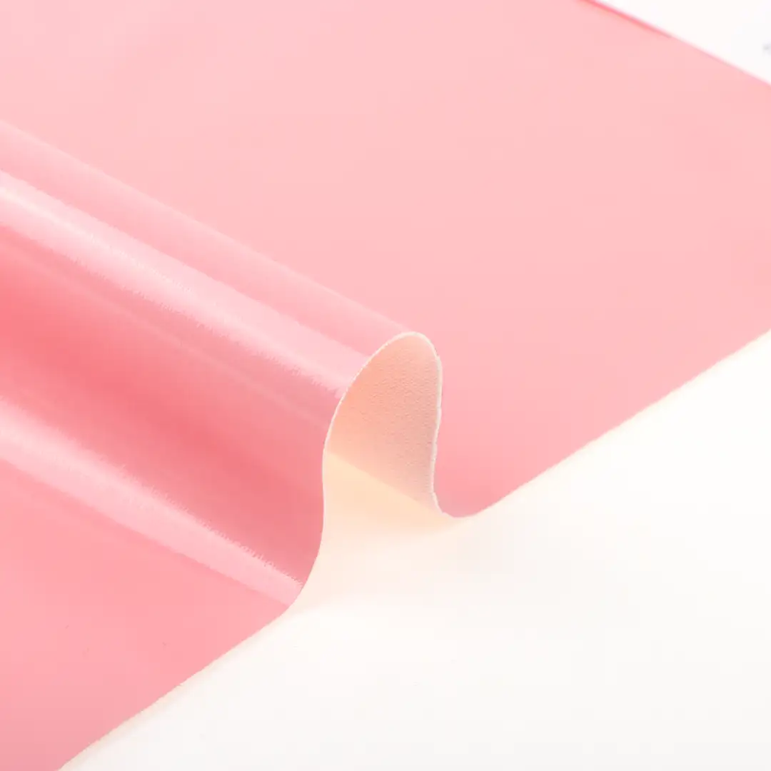 China Fabric for Shirt,Pants,Skirt,Shorts,Padded Jacket,Overcoat Bonded fabric Bonded fabric Polyurethane (PU) pink color buy from China wholesaler bulk order at wholesale price free worldwide shipping Alibaba