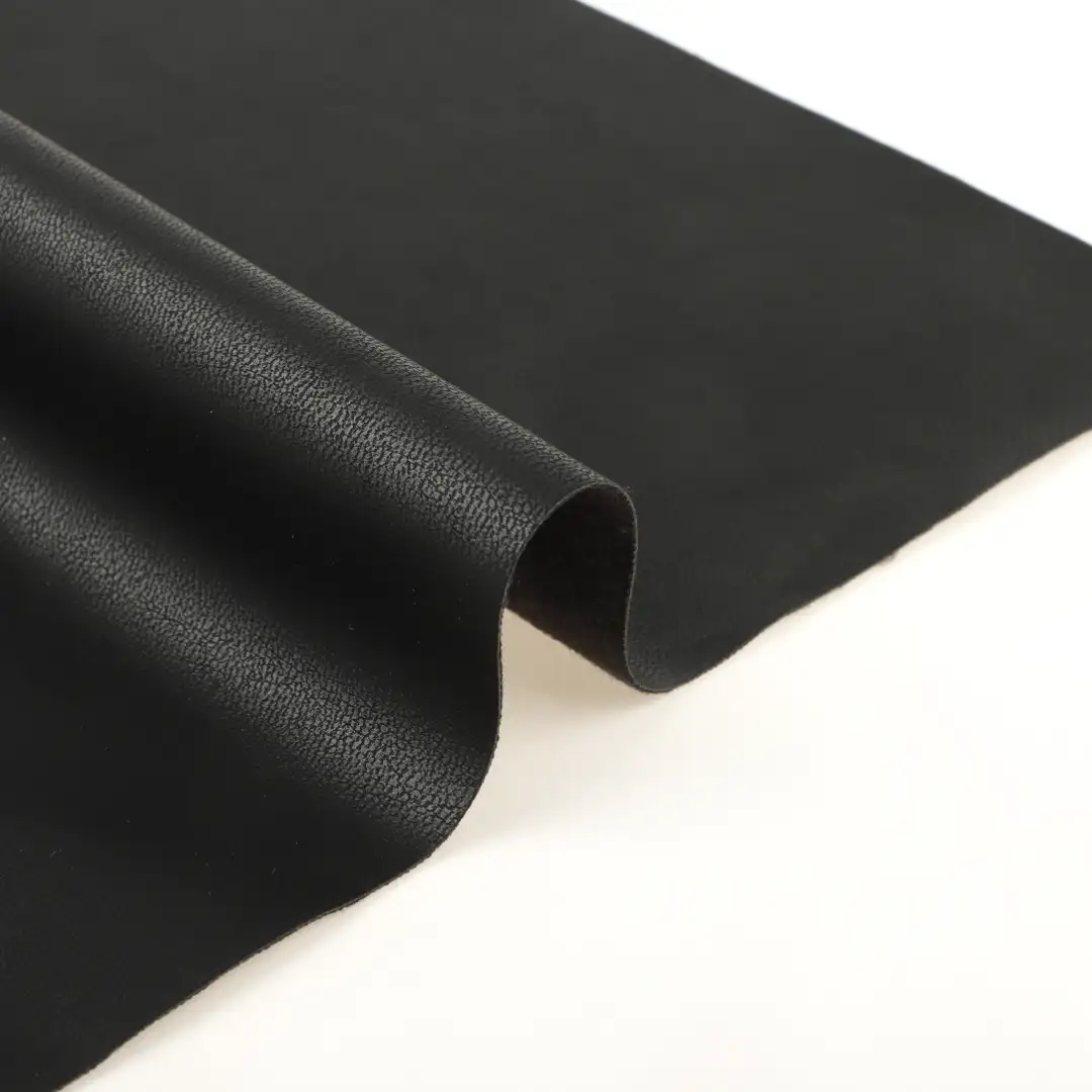 China Fabric for Jackets,Skirt,Trench Coat,Overcoat Bonded fabric Bonded fabric Polyurethane (PU) Black color buy from China wholesaler bulk order at wholesale price free worldwide shipping Alibaba