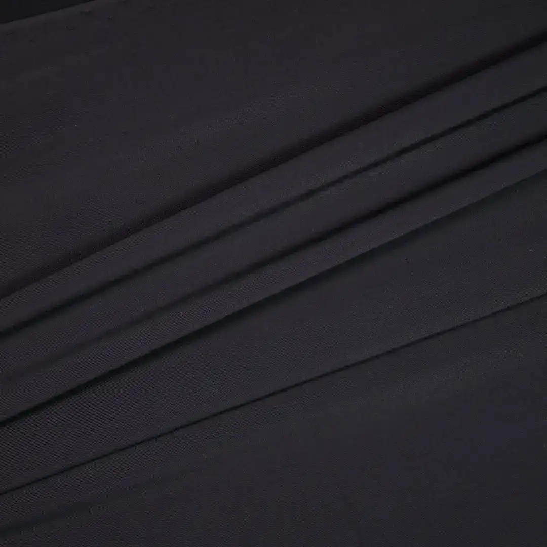 China Fabric for T-Shirt,Shorts,Yoga Clothes,Yoga Pants,Sports Bras Two-way Stretch Knit Fabric Nylon Spandex Black color buy from China wholesaler bulk order at wholesale price free worldwide shipping Alibaba