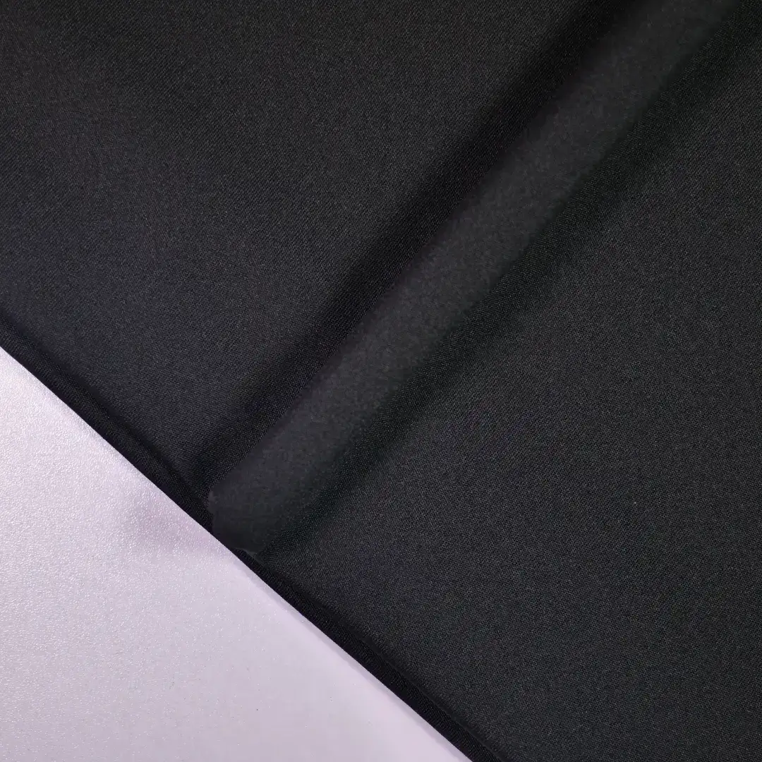 China Fabric for T-Shirt,Yoga Clothes,Yoga Pants,Sports Bras Double Cloth/Layer Fabric Knit Fabric Polyester Spandex Black color buy from China wholesaler bulk order at wholesale price free worldwide shipping Alibaba