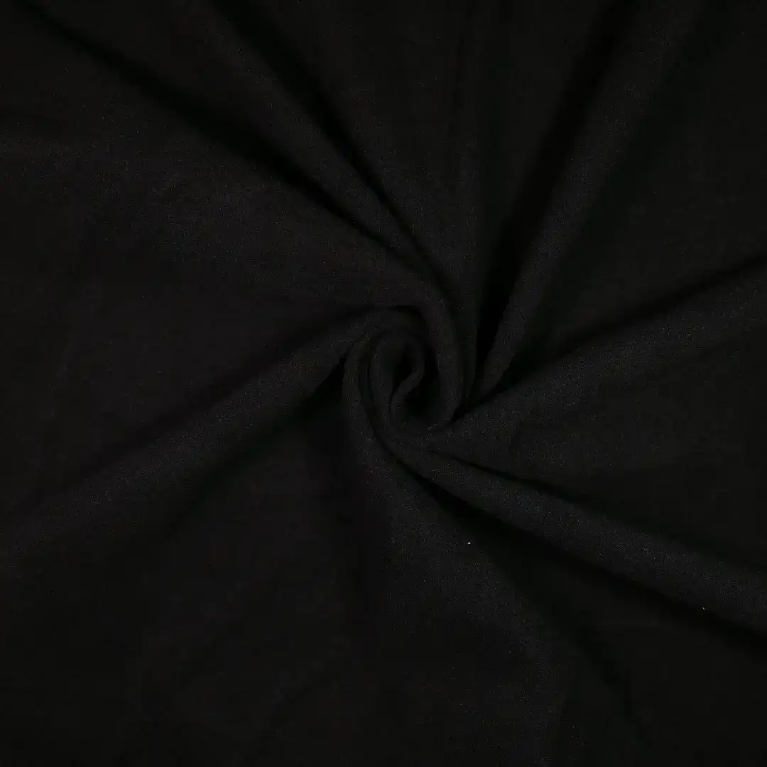 China Fabric for Hoodie,Full-Zipper Cardigan ,Tracksuits Four-way Stretch (Bi-Stretch) Knit Fabric Polyester Spandex Black color buy from China wholesaler bulk order at wholesale price free worldwide shipping Alibaba