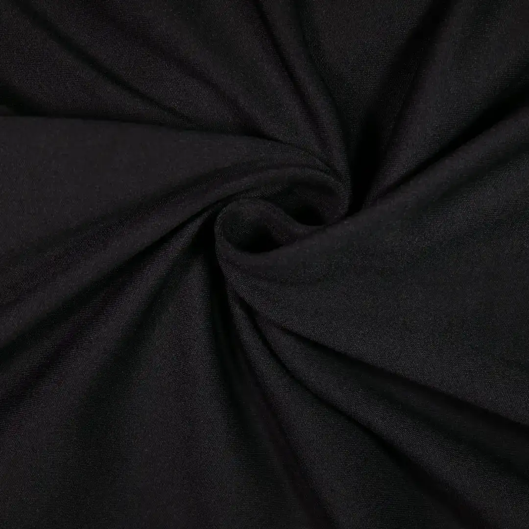 China Fabric for Jogger,Yoga Clothes,Yoga Pants,Tracksuits Four-way Stretch (Bi-Stretch) Knit Fabric Polyester Spandex Black color buy from China wholesaler bulk order at wholesale price free worldwide shipping Alibaba