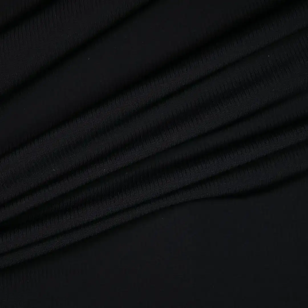 China Fabric for Shorts,Jogger,Yoga Clothes,Yoga Pants,Tracksuits Four-way Stretch (Bi-Stretch) Knit Fabric Nylon Spandex Black color buy from China wholesaler bulk order at wholesale price free worldwide shipping Alibaba