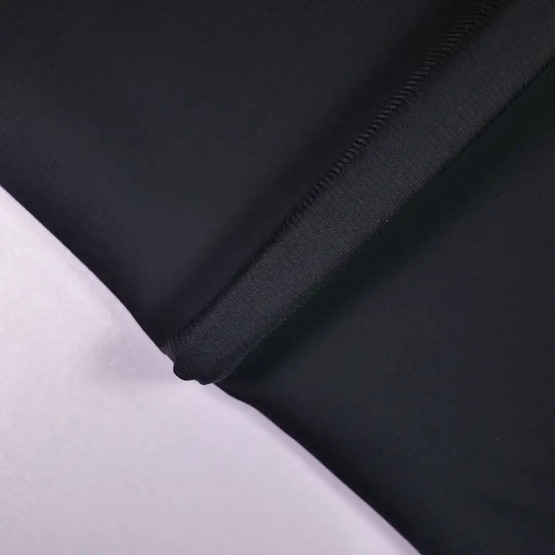 China Fabric for Yoga Pants,Tracksuits,Sports Bras Four-way Stretch (Bi-Stretch) Knit Fabric Nylon Spandex Black color buy from China wholesaler bulk order at wholesale price free worldwide shipping Alibaba