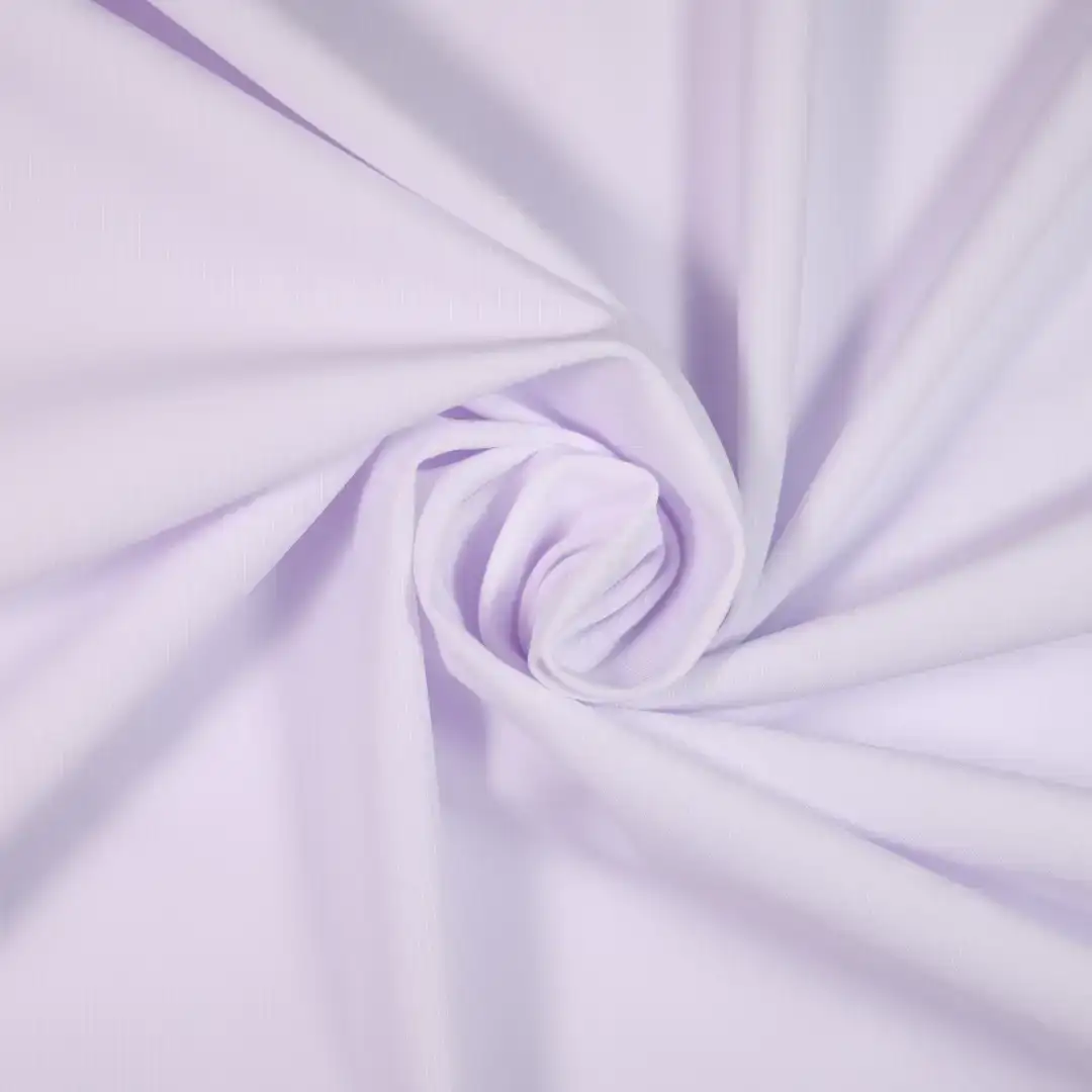 China Fabric for T-Shirt,Yoga Pants,Tracksuits,Sports Bras Four-way Stretch (Bi-Stretch) Knit Fabric Polyester Spandex light purple color buy from China wholesaler bulk order at wholesale price free worldwide shipping Alibaba