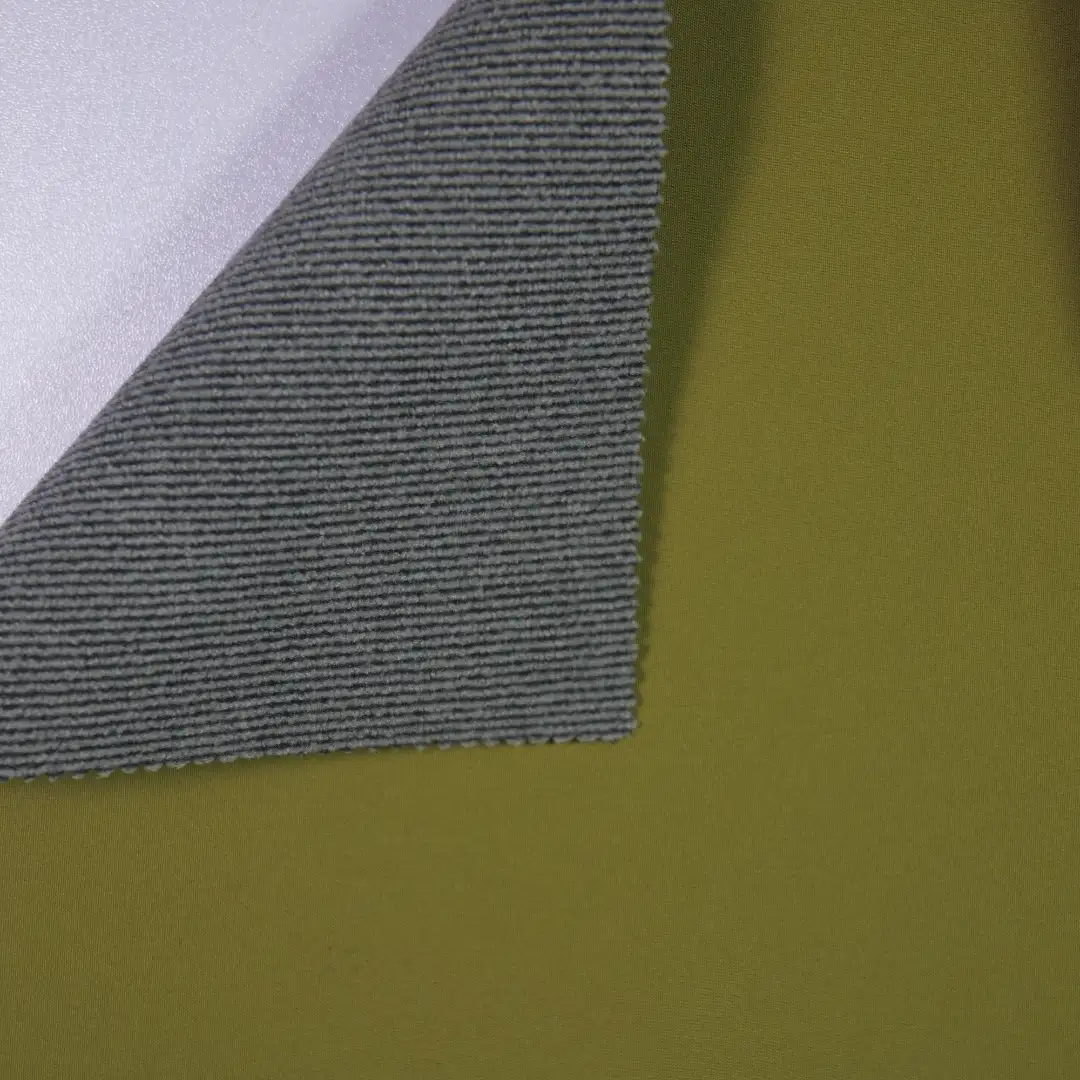 China Fabric for Jackets,Blazer,Trench Coat Bonded fabric Bonded fabric Polyester dark green color buy from China wholesaler bulk order at wholesale price free worldwide shipping Alibaba