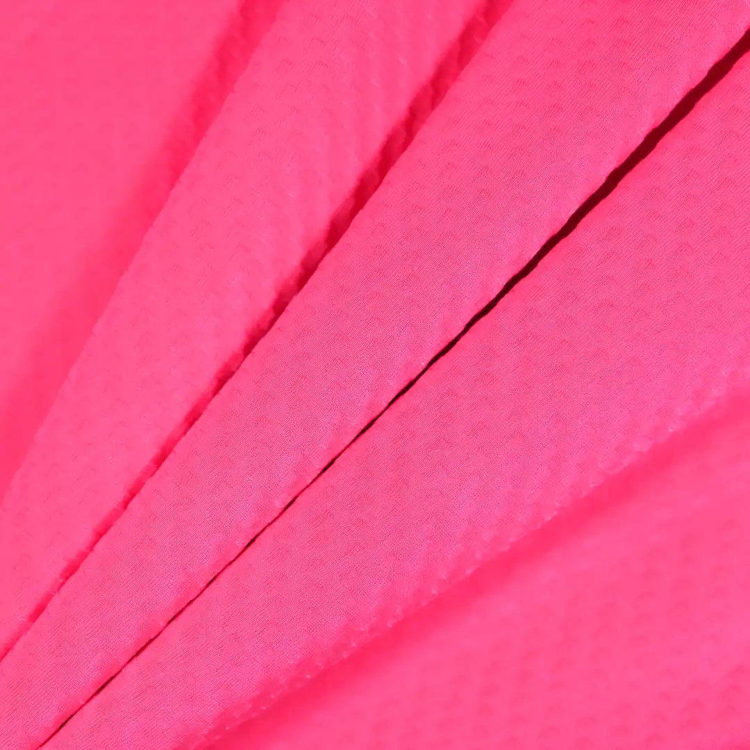 China Fabric for T-Shirt,Shorts,Backless Beach Dress Jacquard Knit Fabric Polyester Spandex pink color buy from China wholesaler bulk order at wholesale price free worldwide shipping Alibaba