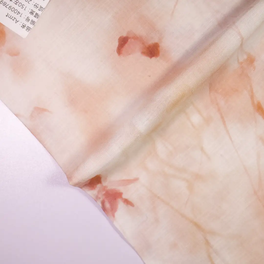 China Fabric for Shirt,Blouse,Crop Top,Skirt Chiffon Woven Blended Fabric Rayon Nylon Beige color buy from China wholesaler bulk order at wholesale price free worldwide shipping Alibaba