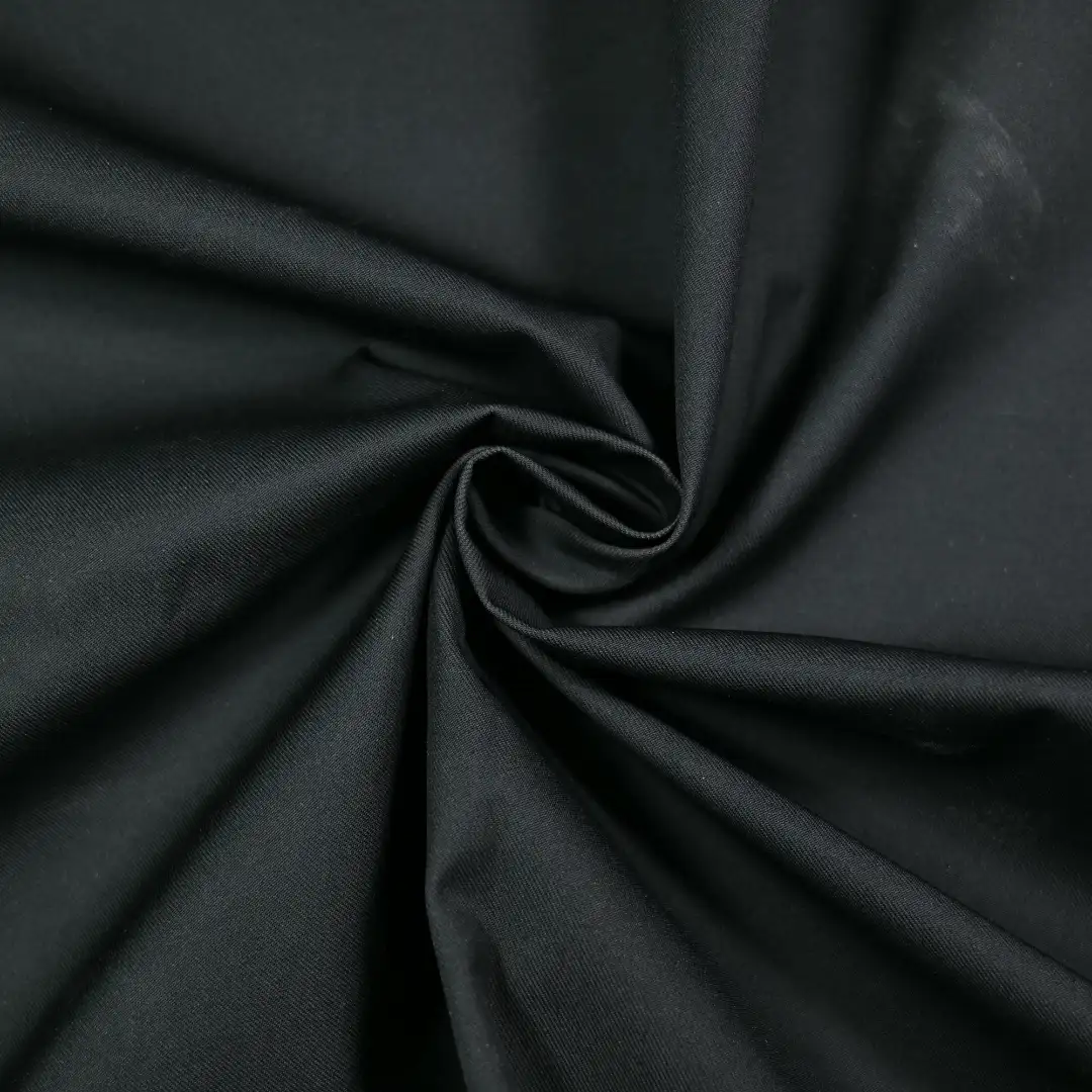 China Fabric for Blazer,Trench Coat,Strap Midi Dress TC Twill Woven Blended Fabric Polyester Cotton black color buy from China wholesaler bulk order at wholesale price free worldwide shipping Alibaba