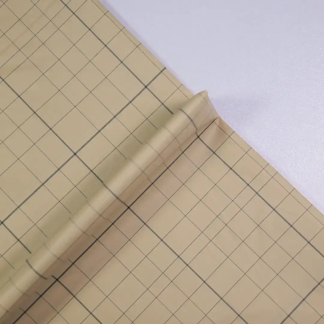 China Fabric for Down Jacket,Padded Jacket Yarn Dyed Check Synthetic Woven Fabric Nylon khaki color buy from China wholesaler bulk order at wholesale price free worldwide shipping Alibaba