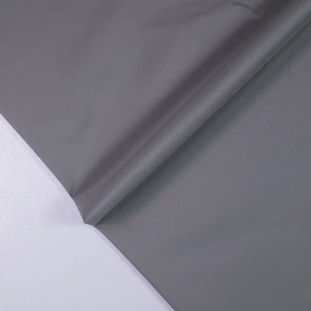 China Fabric for Down Jacket,Ladies Waist Mid Hooded Down Jacker,Kids Stand Collar Down Jacket Nylon Taffeta Synthetic Woven Fabric Nylon dark grey color buy from China wholesaler bulk order at wholesale price free worldwide shipping Alibaba