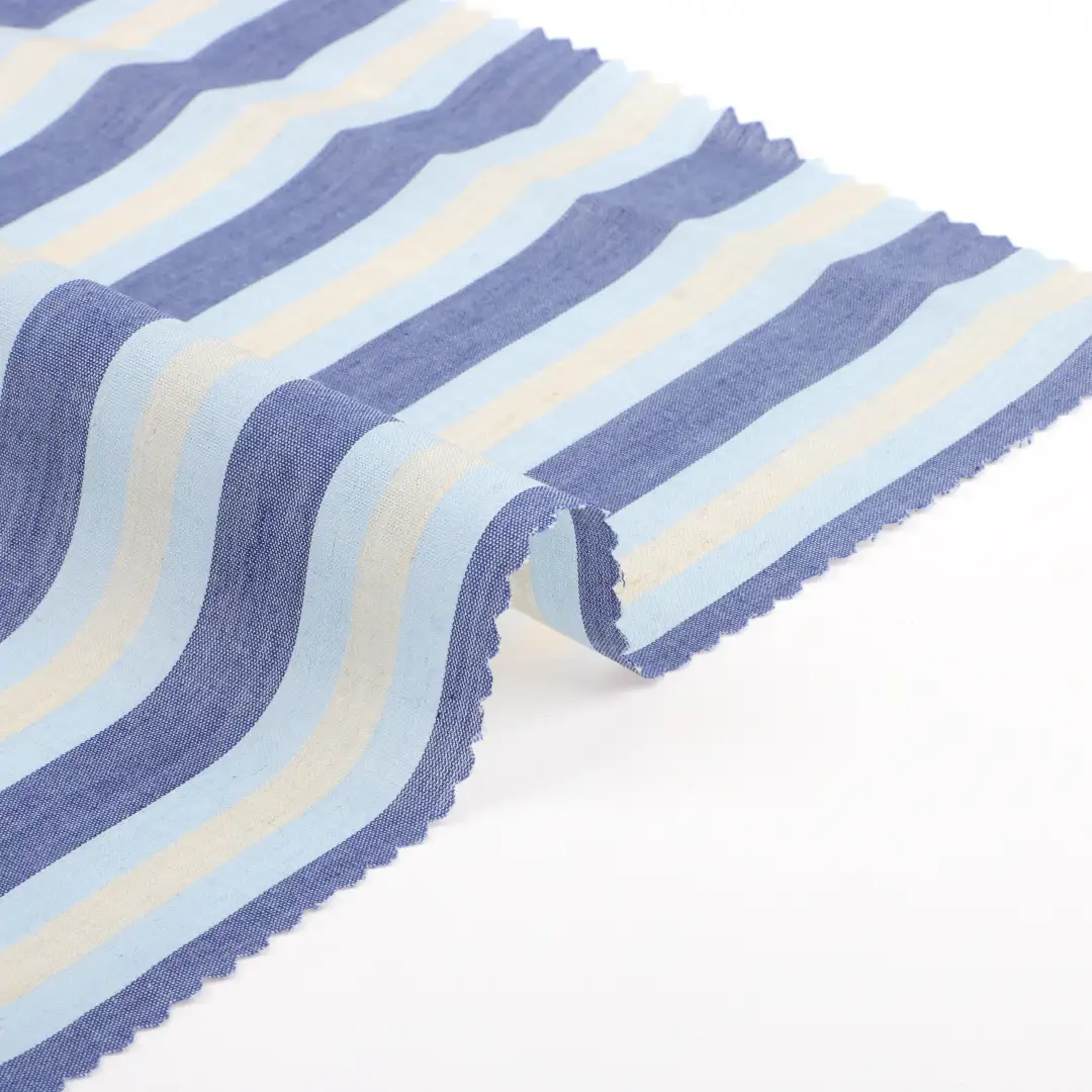China Fabric for Shirt TC Poplin Woven Blended Fabric Polyester Cotton stripe color buy from China wholesaler bulk order at wholesale price free worldwide shipping Alibaba