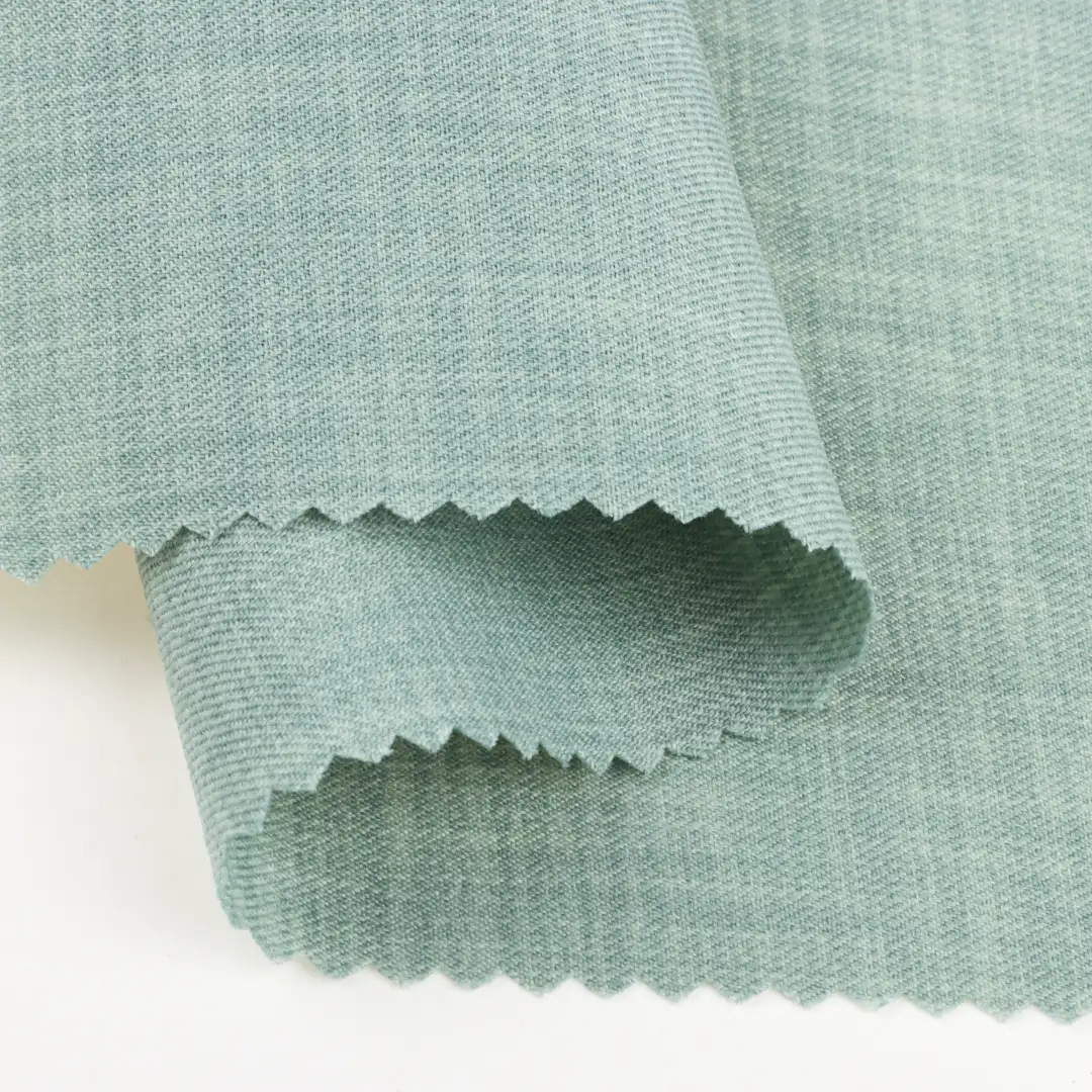China Fabric for Shirt,Pants,Blouse,Skirt,Men's Pants ,Women's Pants ,Skirt  Twill Woven Blended Fabric Polyester Green color buy from China wholesaler bulk order at wholesale price free worldwide shipping Alibaba